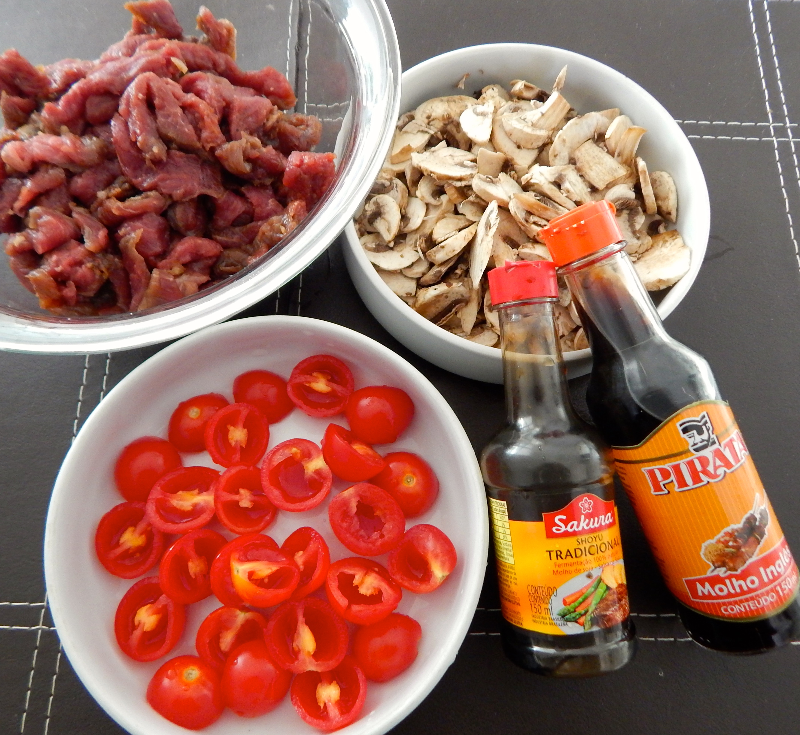 Ingredientes para o molho