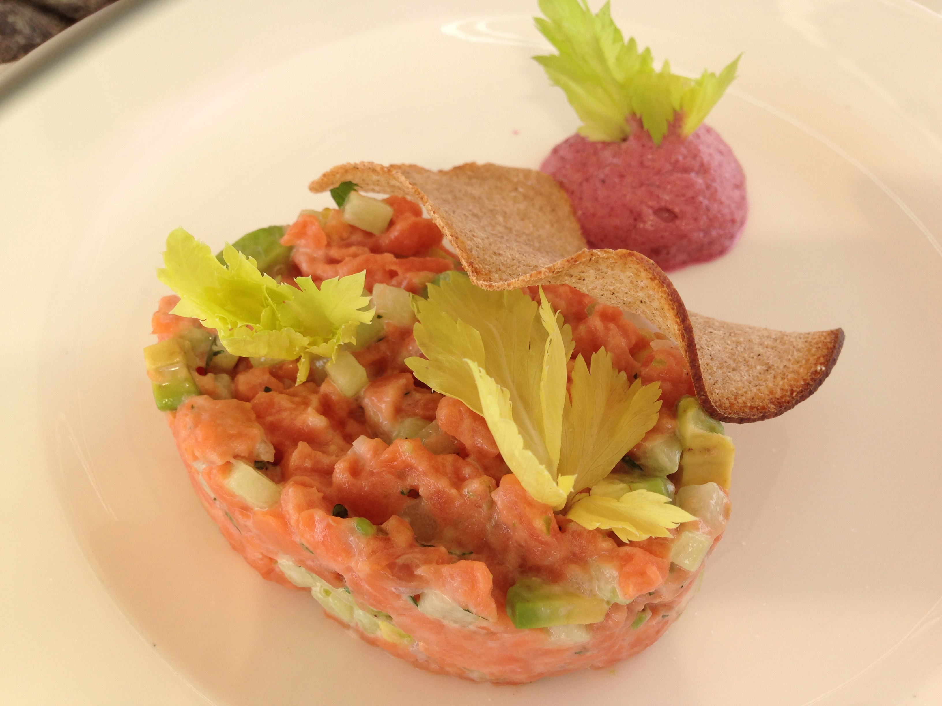 Tartar de salmão