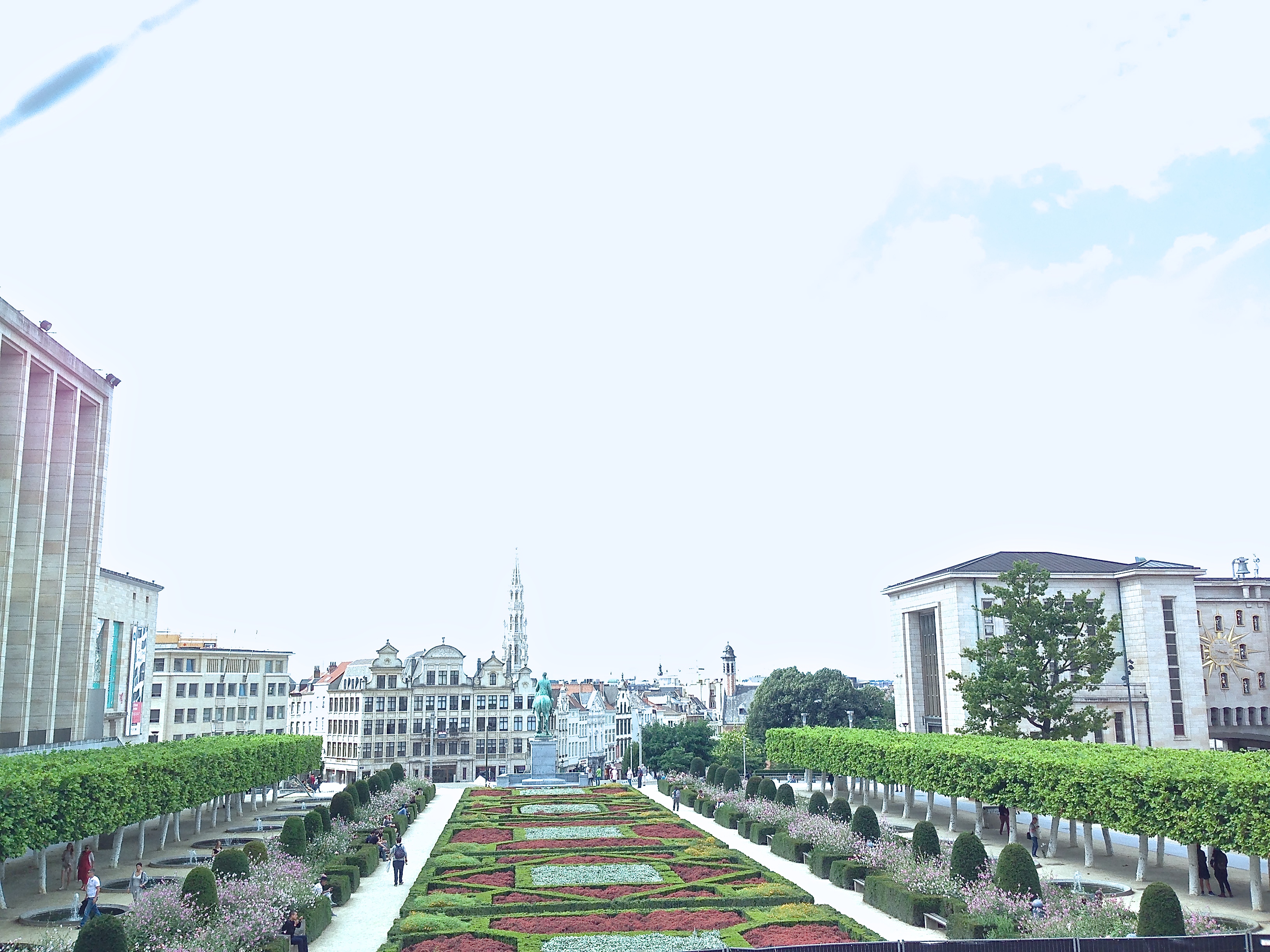 Vista do centro histórico a partir do Mont des Arts