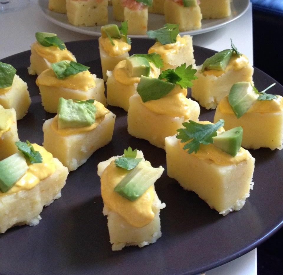 Canapé com queijo