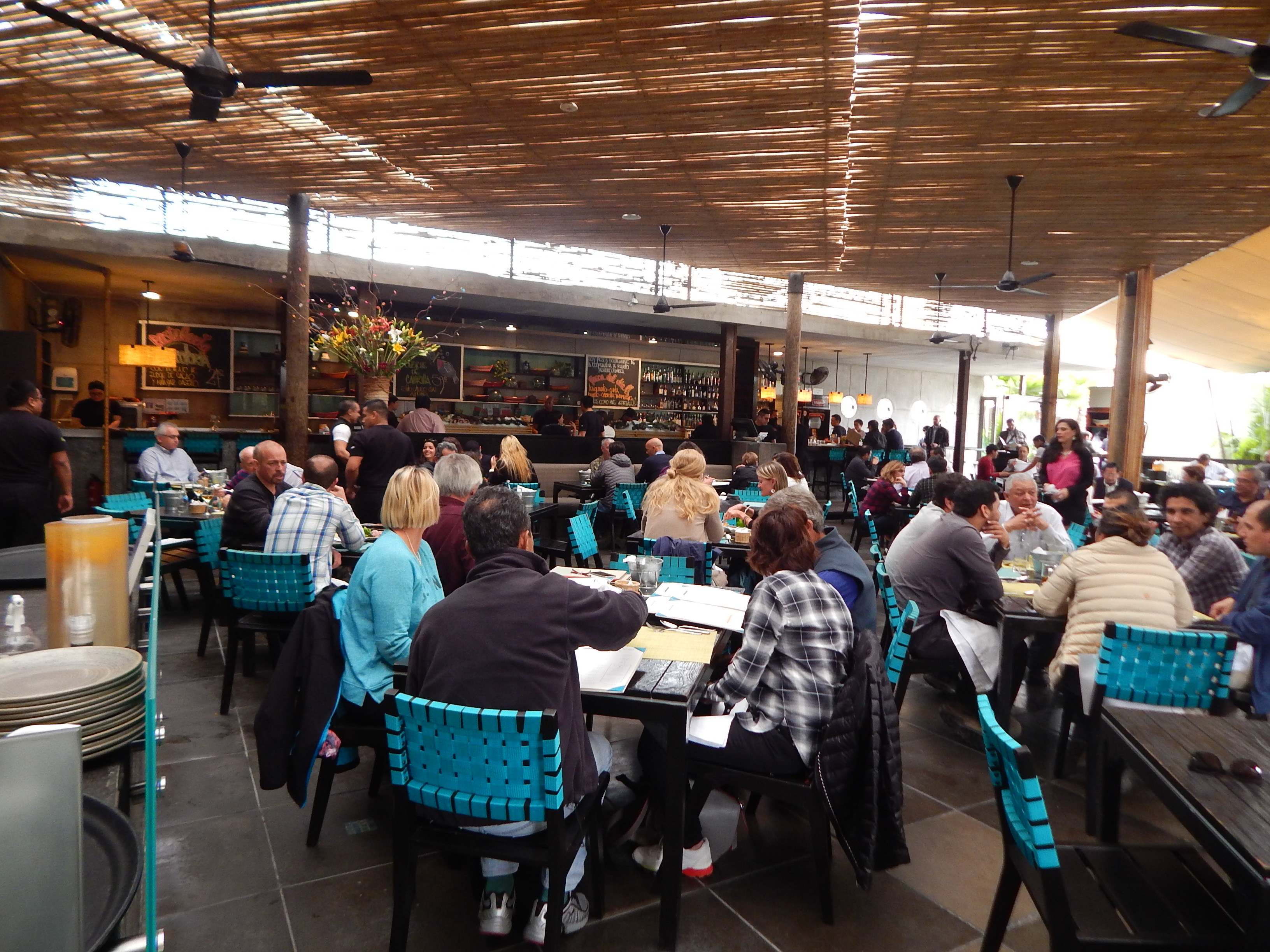 Ambiente, sempre lotado