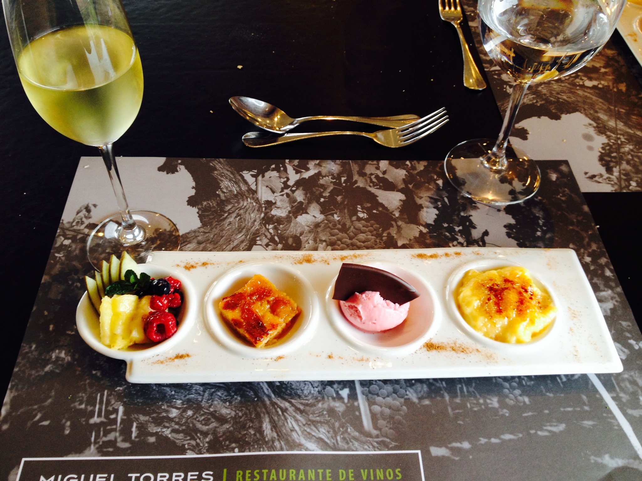 Miguel Torres - menu degustação