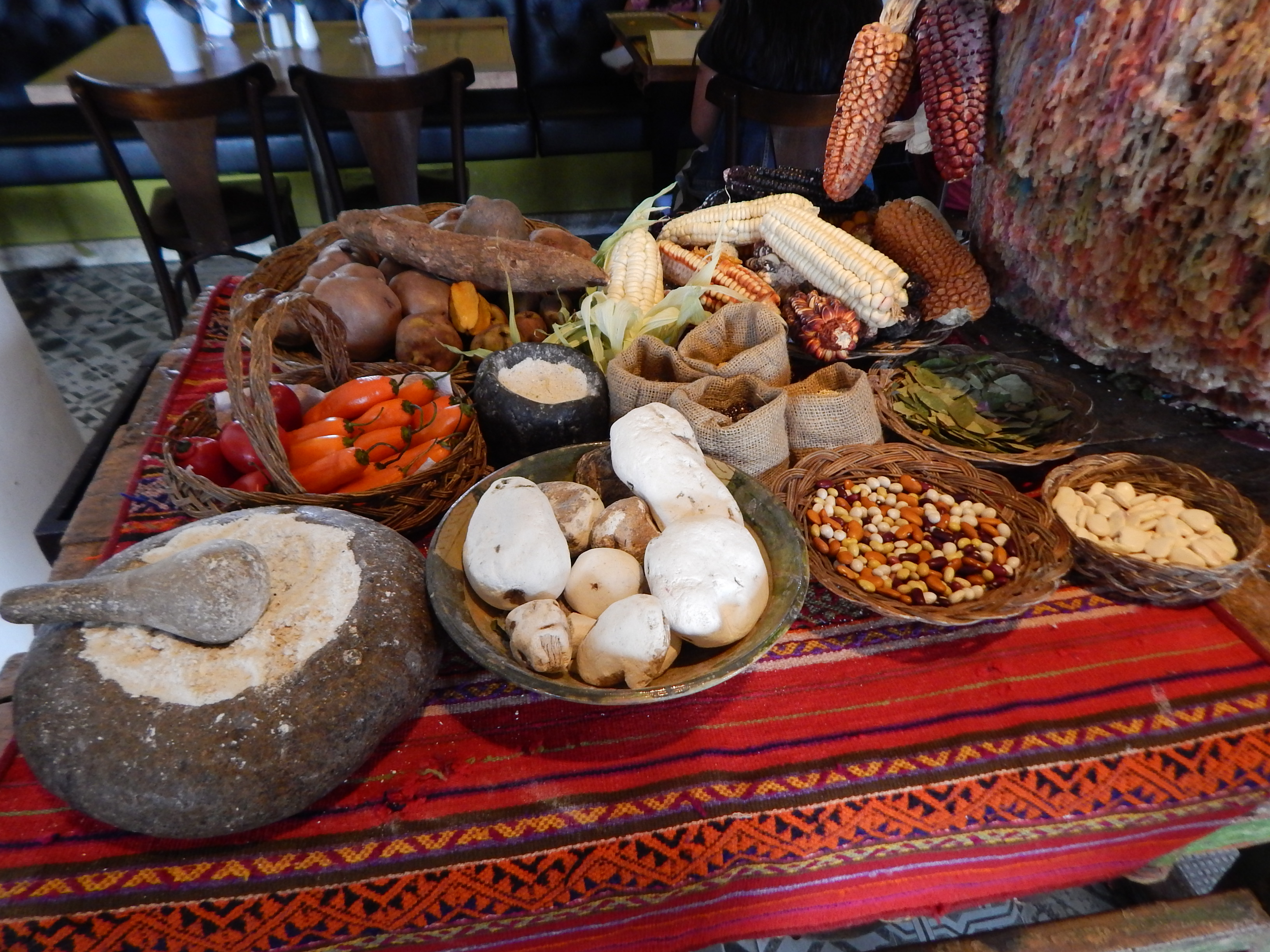 Alimentos típicos do Peru