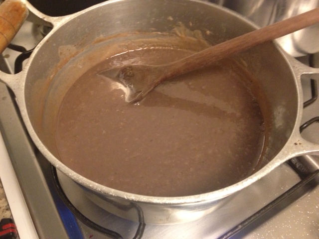 Cozinhe no fogo baixo