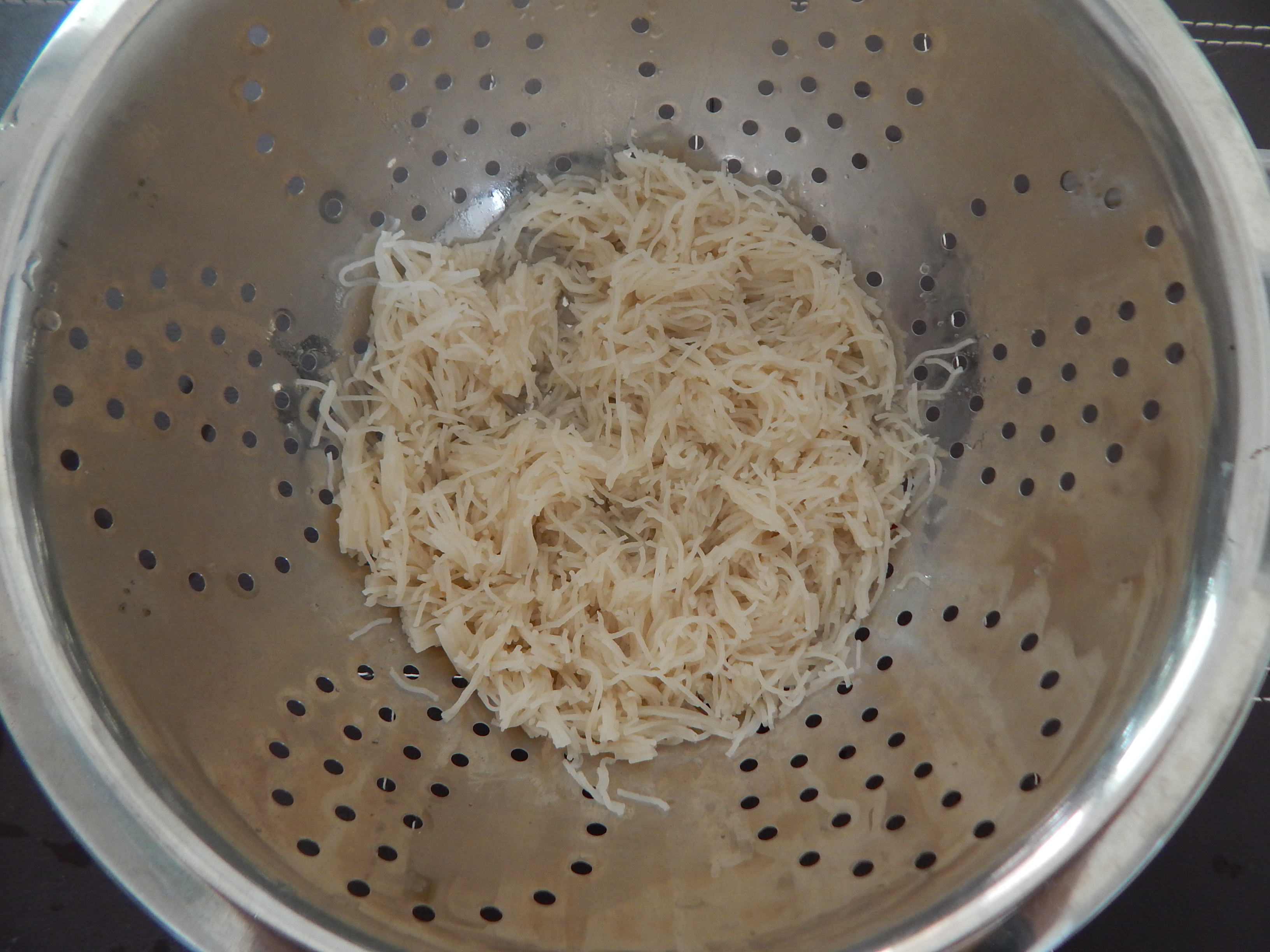 Vermicelli aferventado