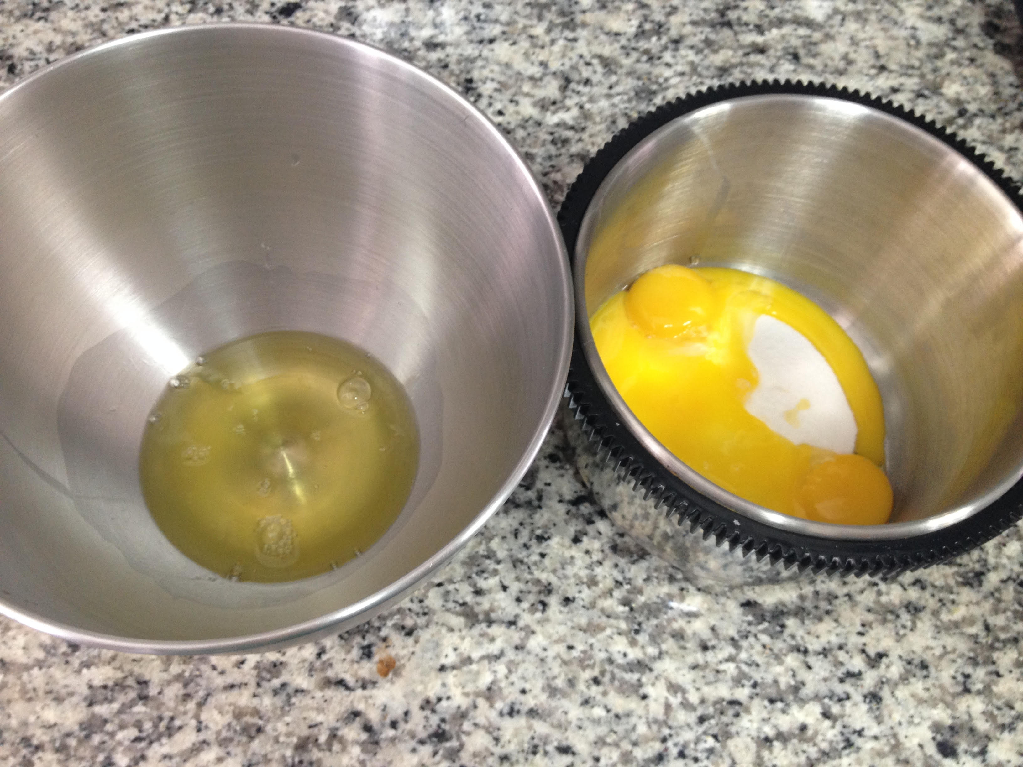 Separe claras das gemas