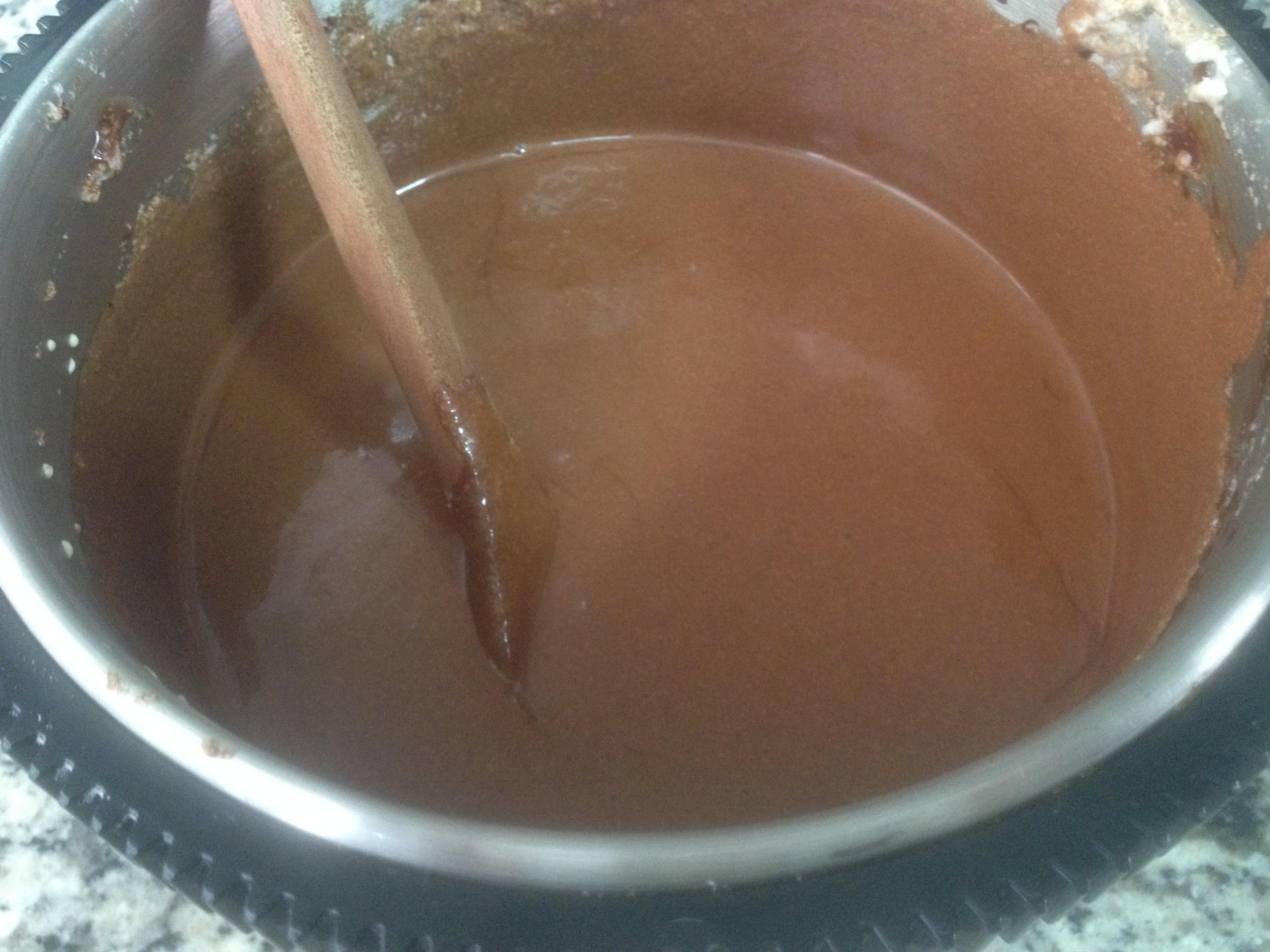 Misture delicadamente