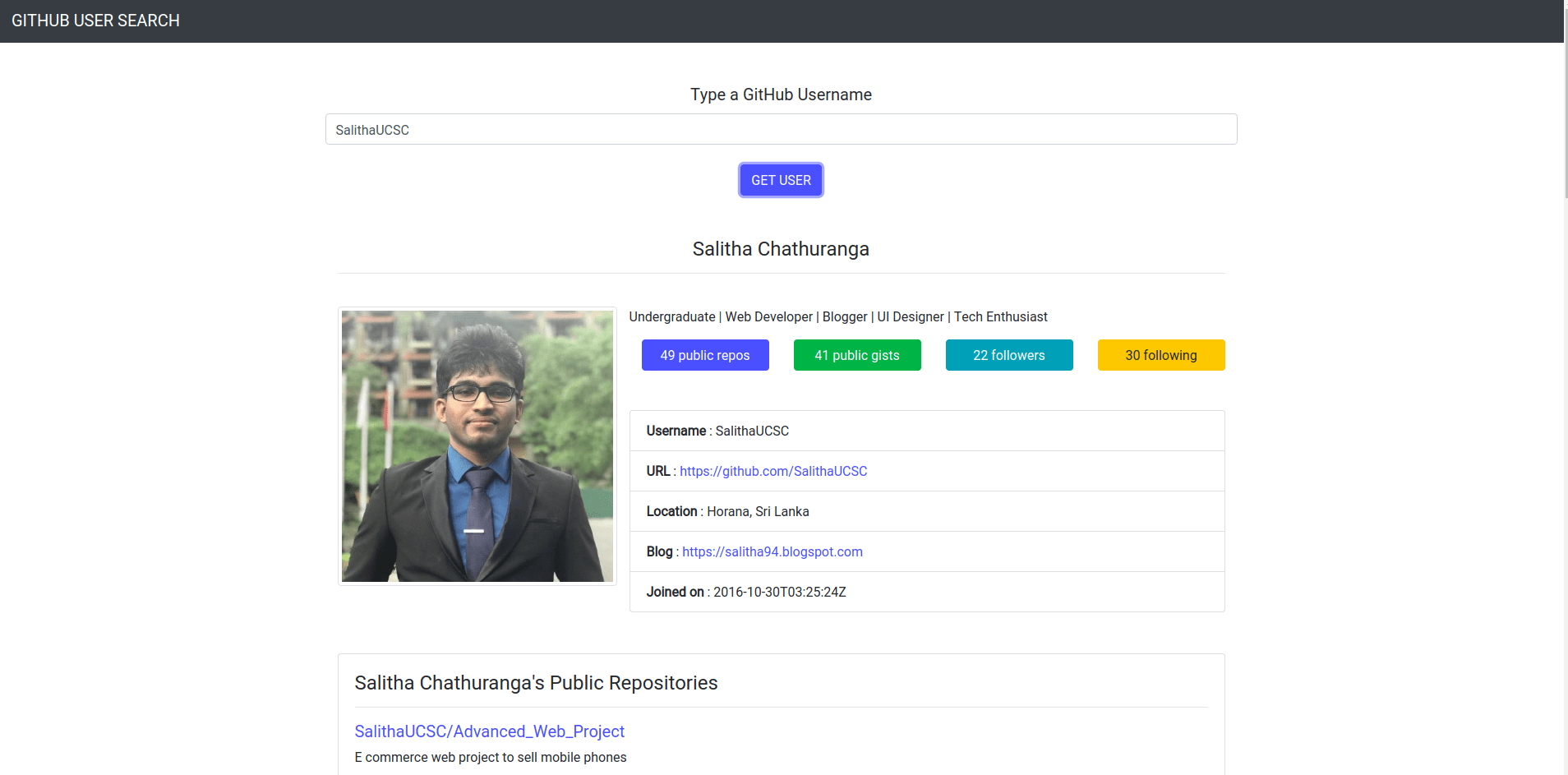 Experience with core java/ jdk 1.6, 1.7, mongodb, nosql/sql, git, json and db2. Salitha Chathuranga's Resume