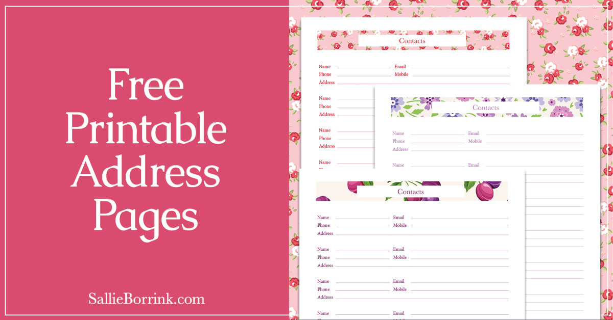 Free printable new address cards