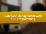 Database Management With Sql Programming Quiz Saltedandhung Sg