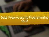Data Preprocessing Programming Quiz Saltedandhung Sg