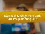 Database Management With Sql Programming Quiz Saltedandhung Sg
