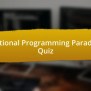Functional Programming Paradigms Quiz » Saltedandhung.com.sg