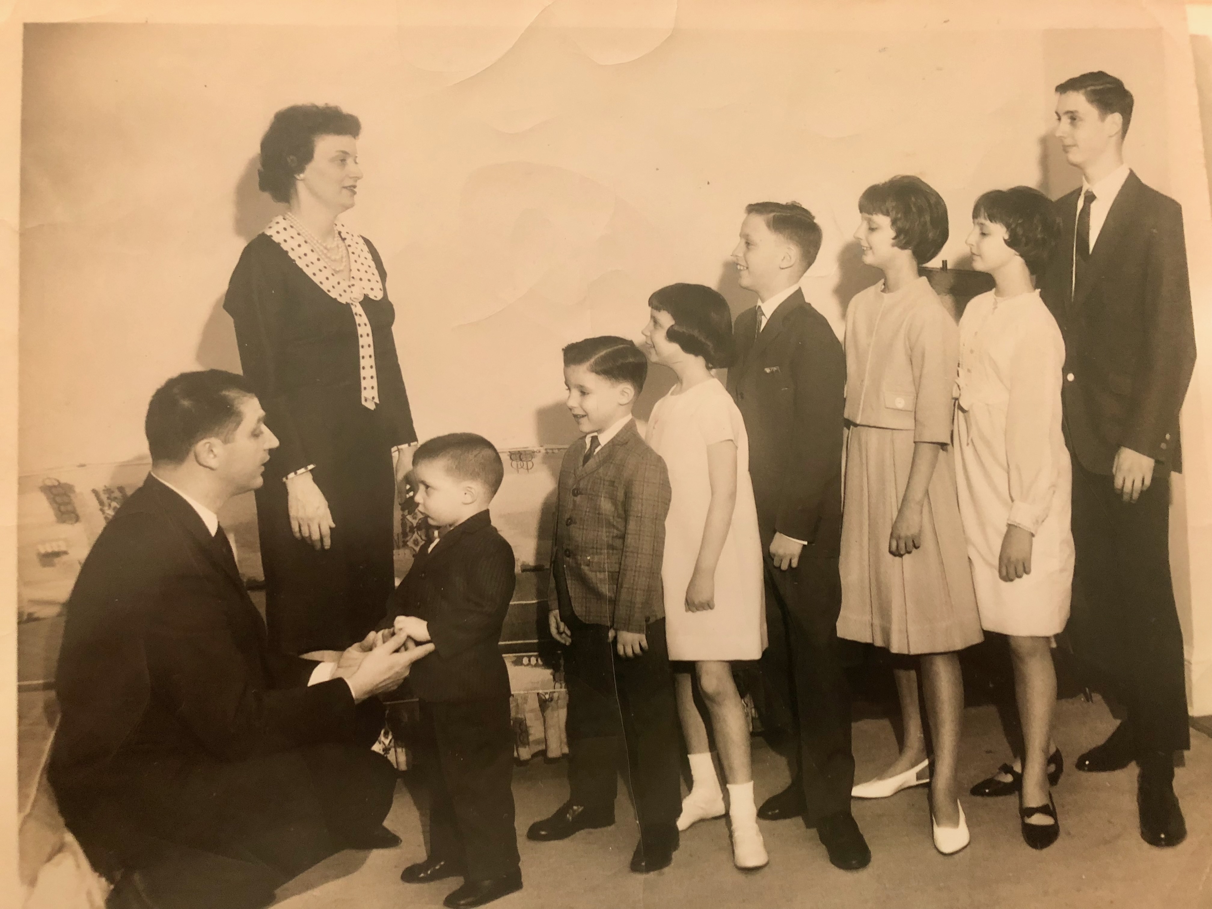 Sonny, Teresa, Jaime, Jeffrey Mark, Janis, Gerry, Jody, Judy, Gene Grasso