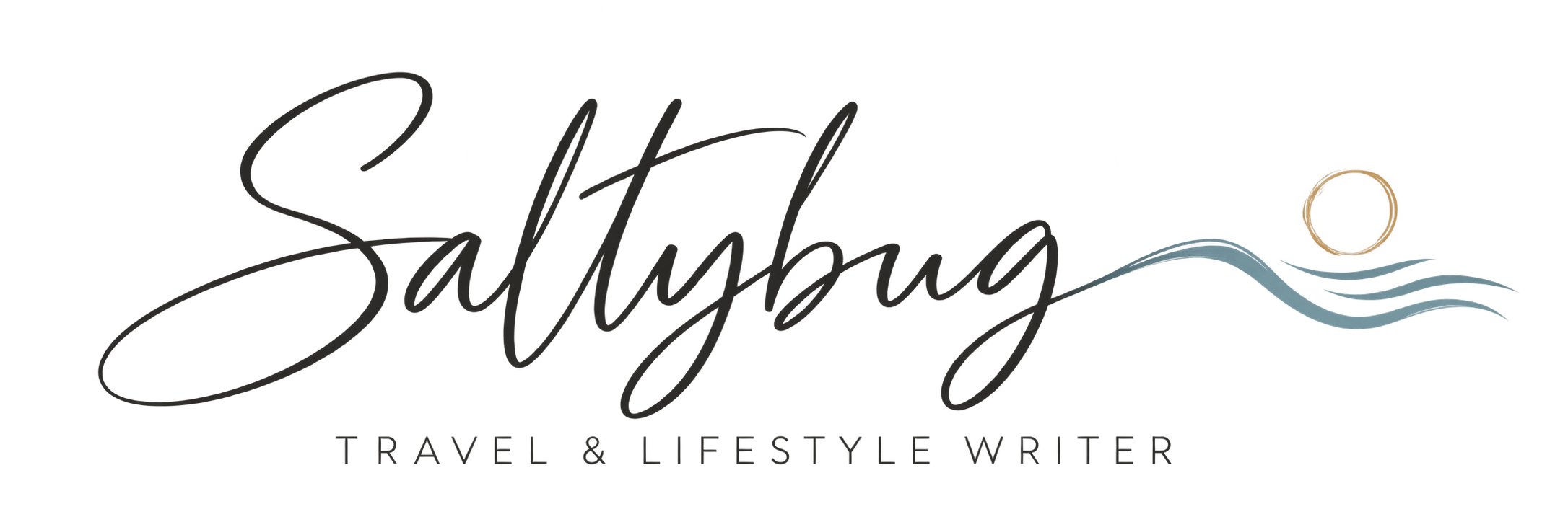 SaltyBug travel and lifestyle writer logo