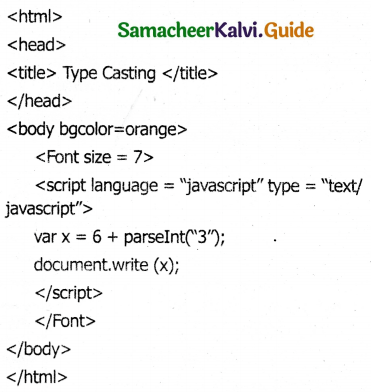 Samacheer Kalvi 11th Computer Applications Guide Chapter 15 Control ...