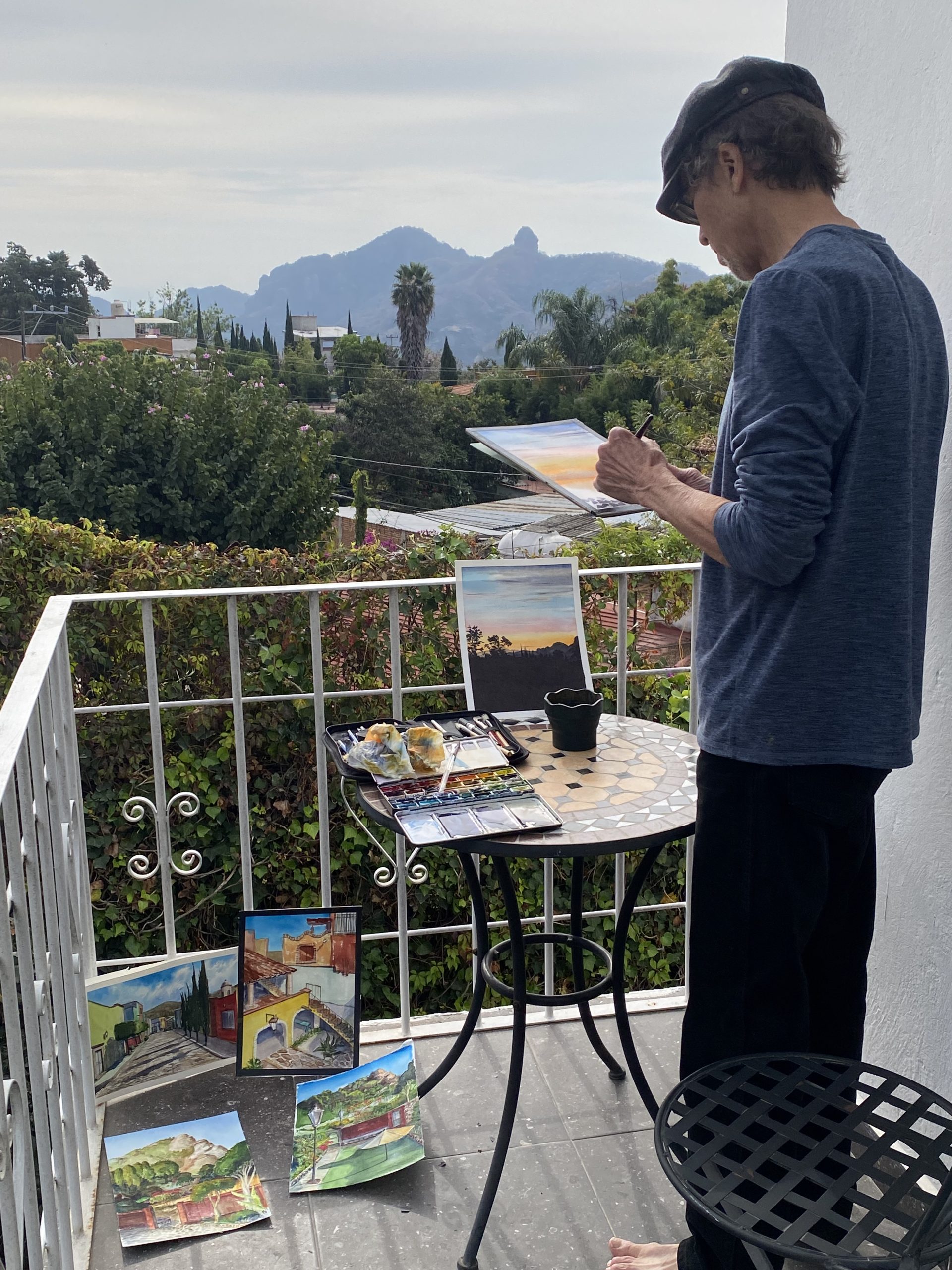 Painting in Tepoztlan
