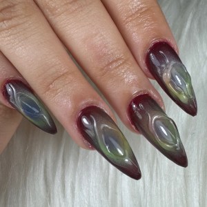 samanthavonviper ongles à lyon press on nails strass dentaire