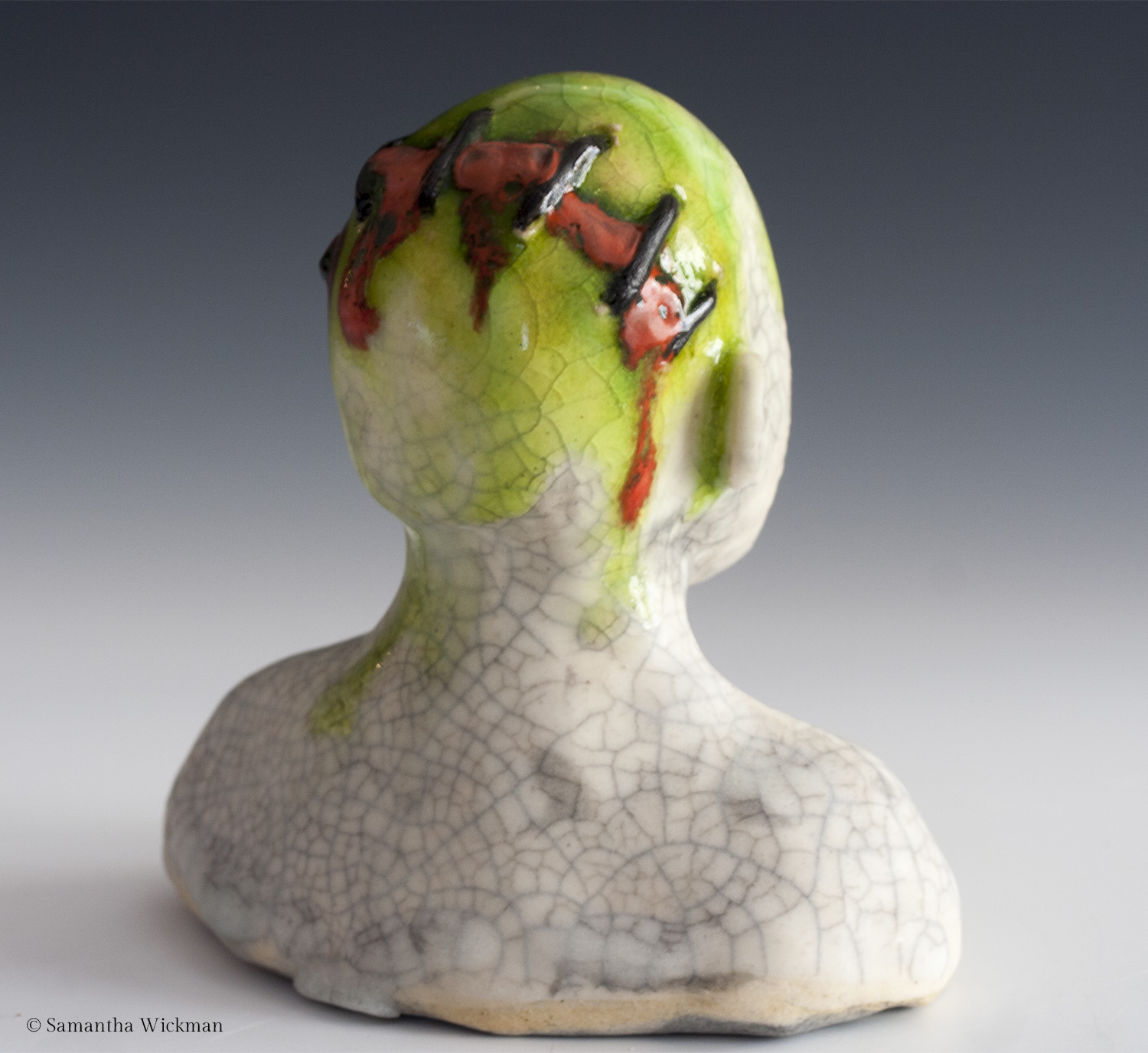 Character Study 2 (detail), Paperclay, 2015