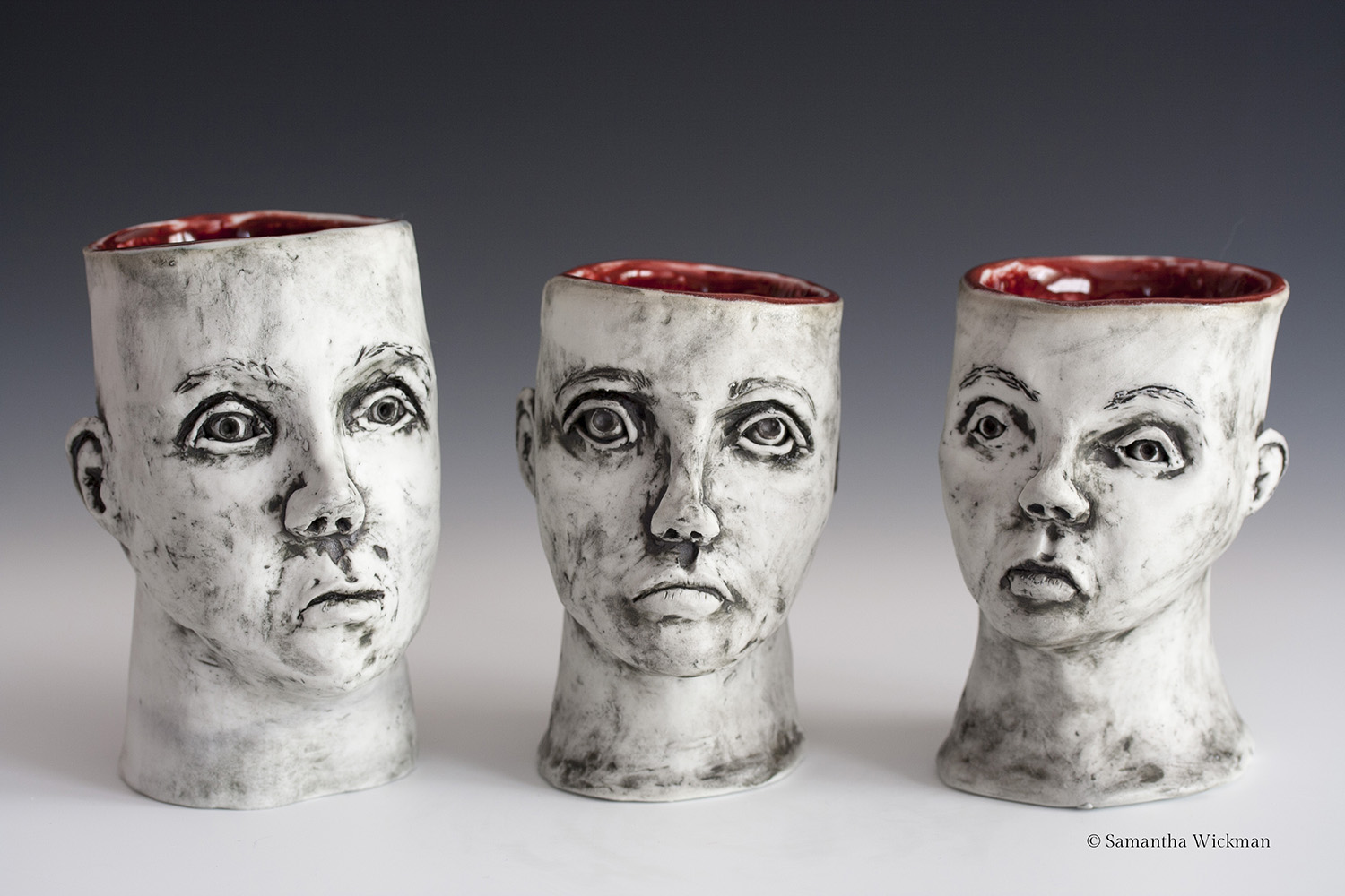 Empty Vessels, Porcelain, 2014