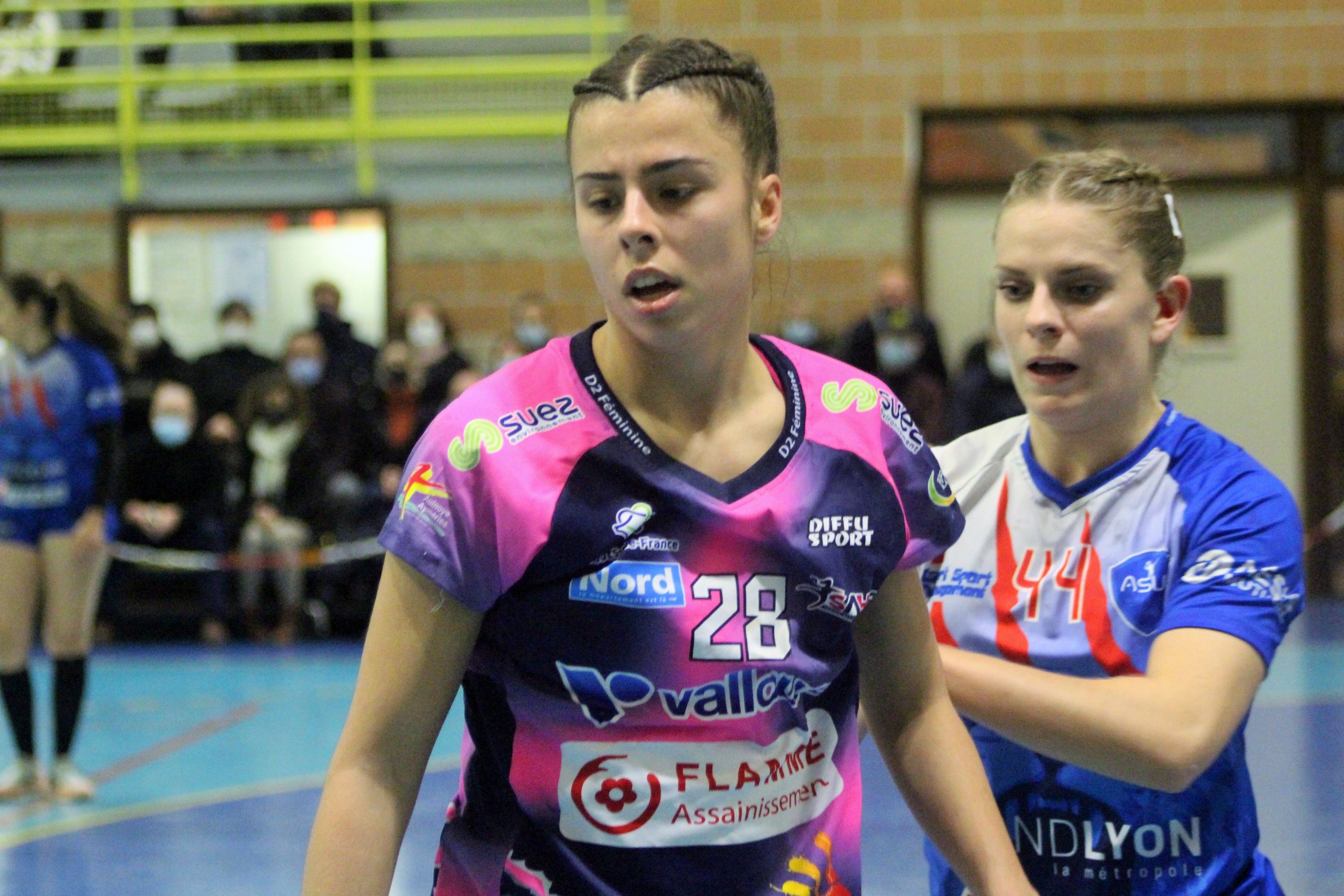 LEA BALLUREAU - Match de handball de division 2 - SAMBRE AVESNOIS vs ASUL VAULX EN VELIN du 8 Janvier 2022