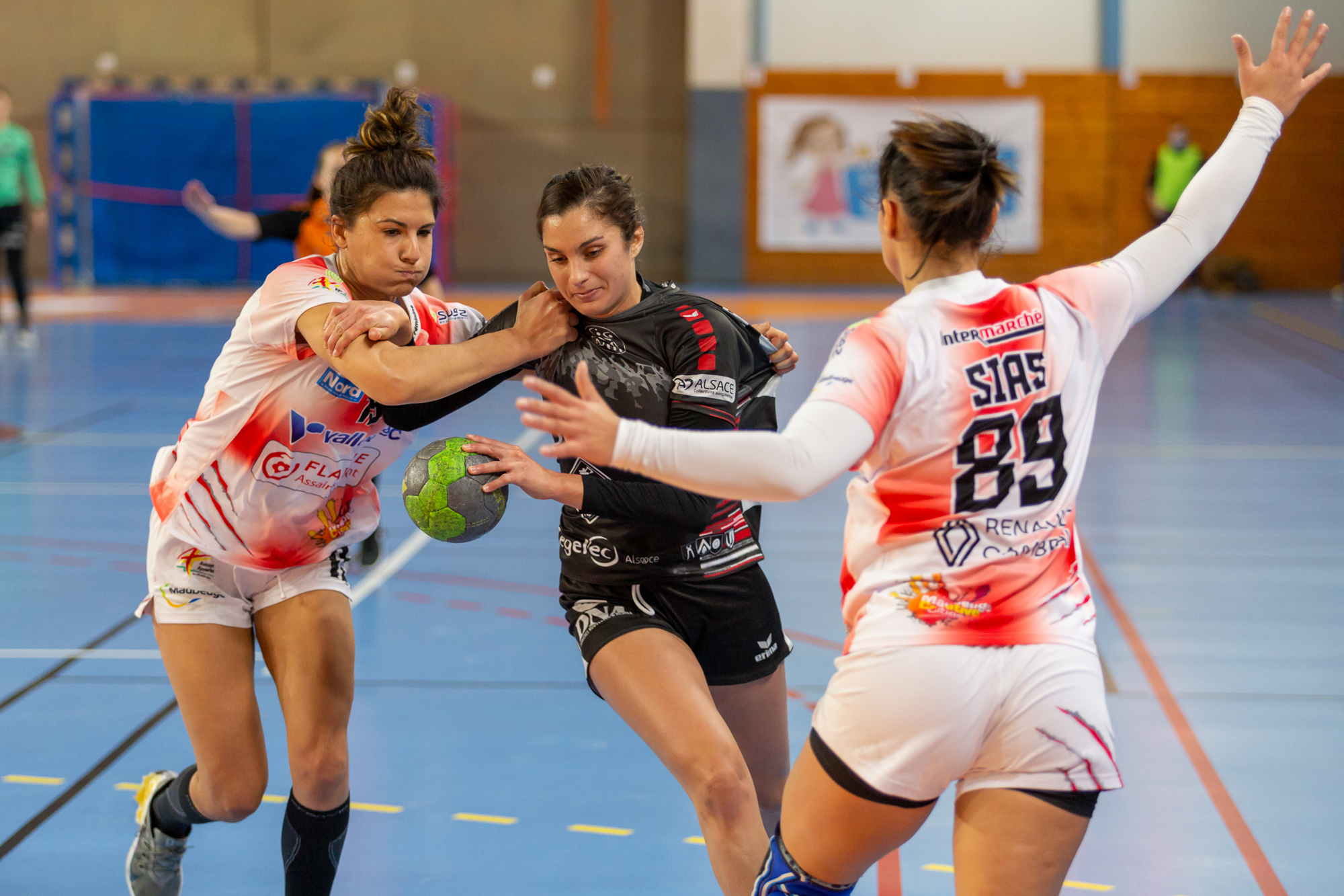 SABRINA ABDELLAHI, Julie SIAS - 20 Novembre 2021 Match de Handball de division 2 ACHENHEIM TRUCHTERSHEIM vs SAMBRE AVESNOIS