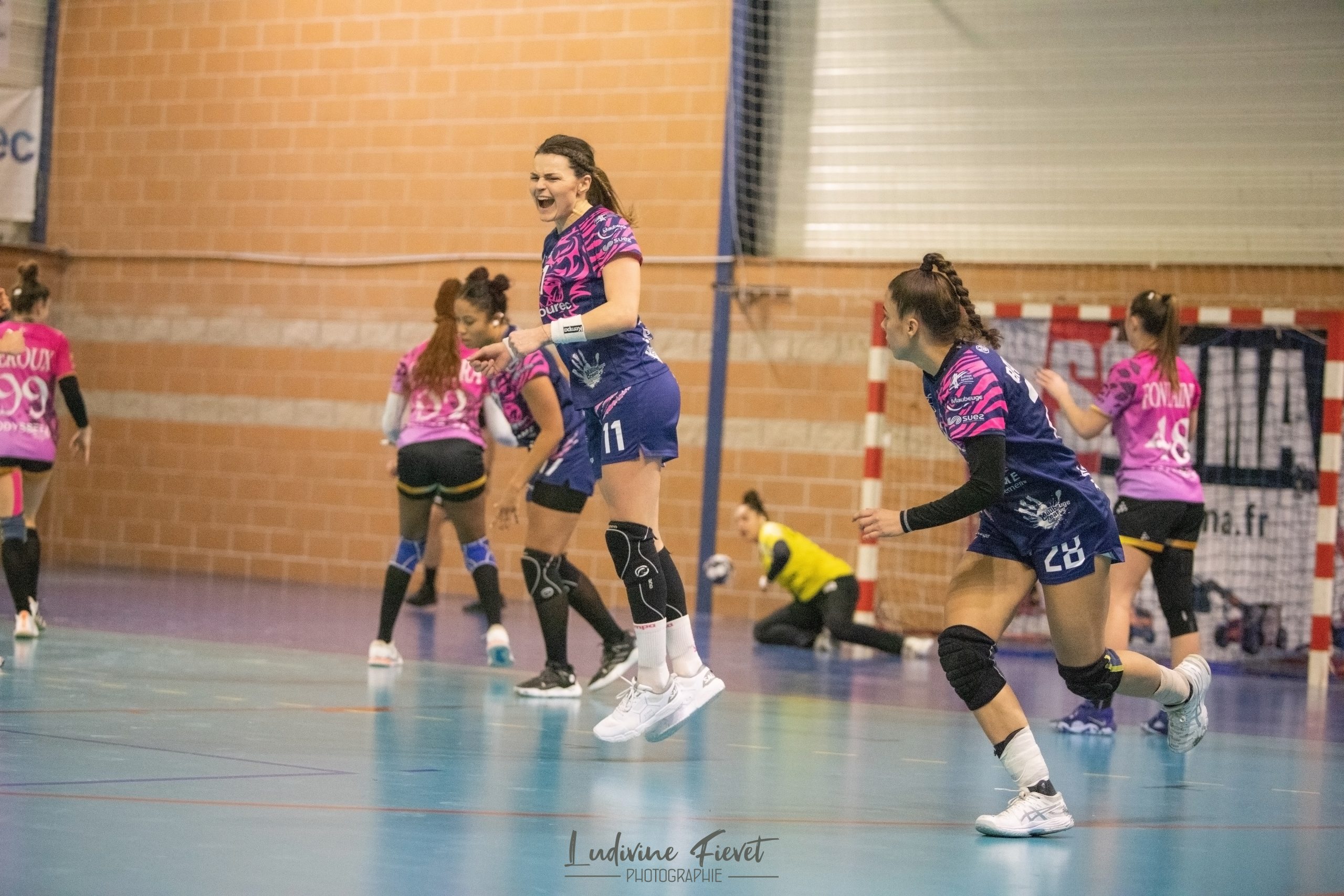 LEA BALLUREAU, HANA KVASOVA - Match de Handball de division 2 féminine du 21 Janvier 2023 SAMBRE AVESNOIS vs RENNES METROPOLE