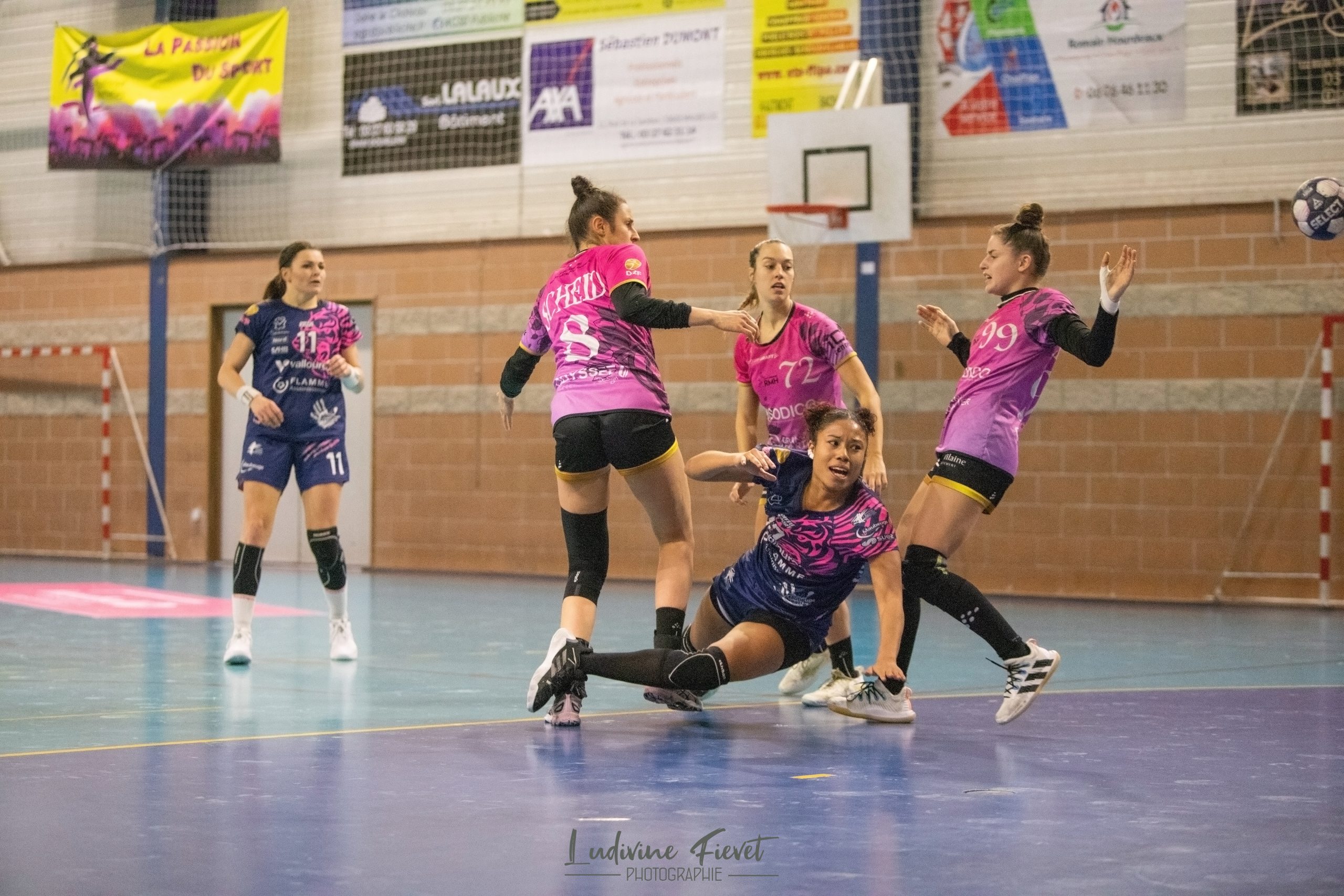 LAETITIA LAPOINTE, HANA KVASOVA - Match de Handball de division 2 féminine du 21 Janvier 2023 SAMBRE AVESNOIS vs RENNES METROPOLE