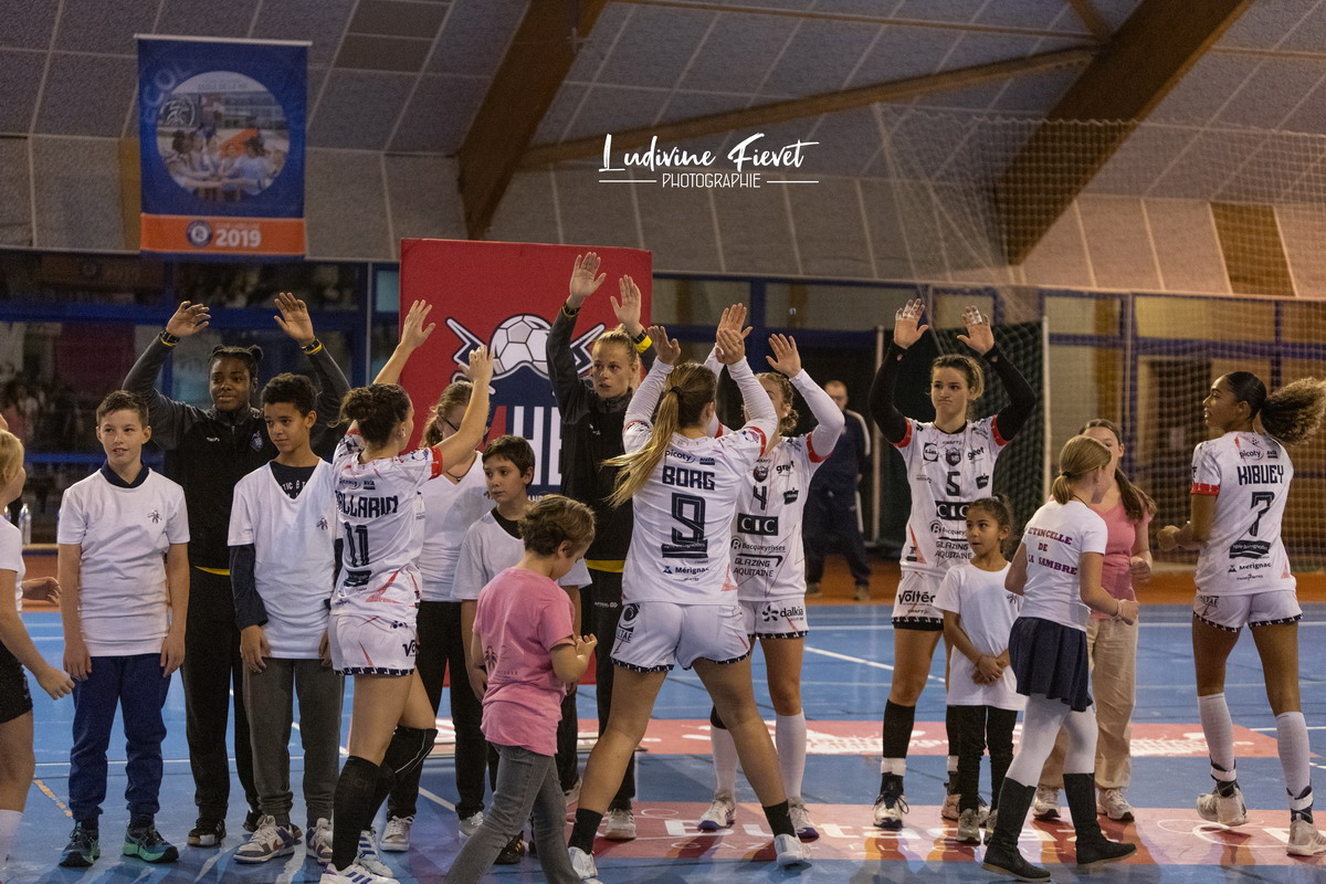 Match de handball Féminin du 19 Octobre 2024 Sambre Avesnois vs Mérignac Ligue Butagaz Energie à Maubeuge