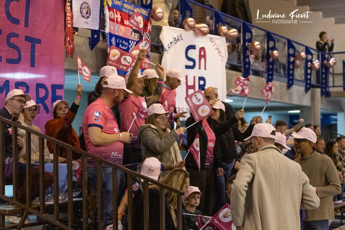 Match de handball Féminin du 19 Octobre 2024 Sambre Avesnois vs Mérignac Ligue Butagaz Energie à Maubeuge