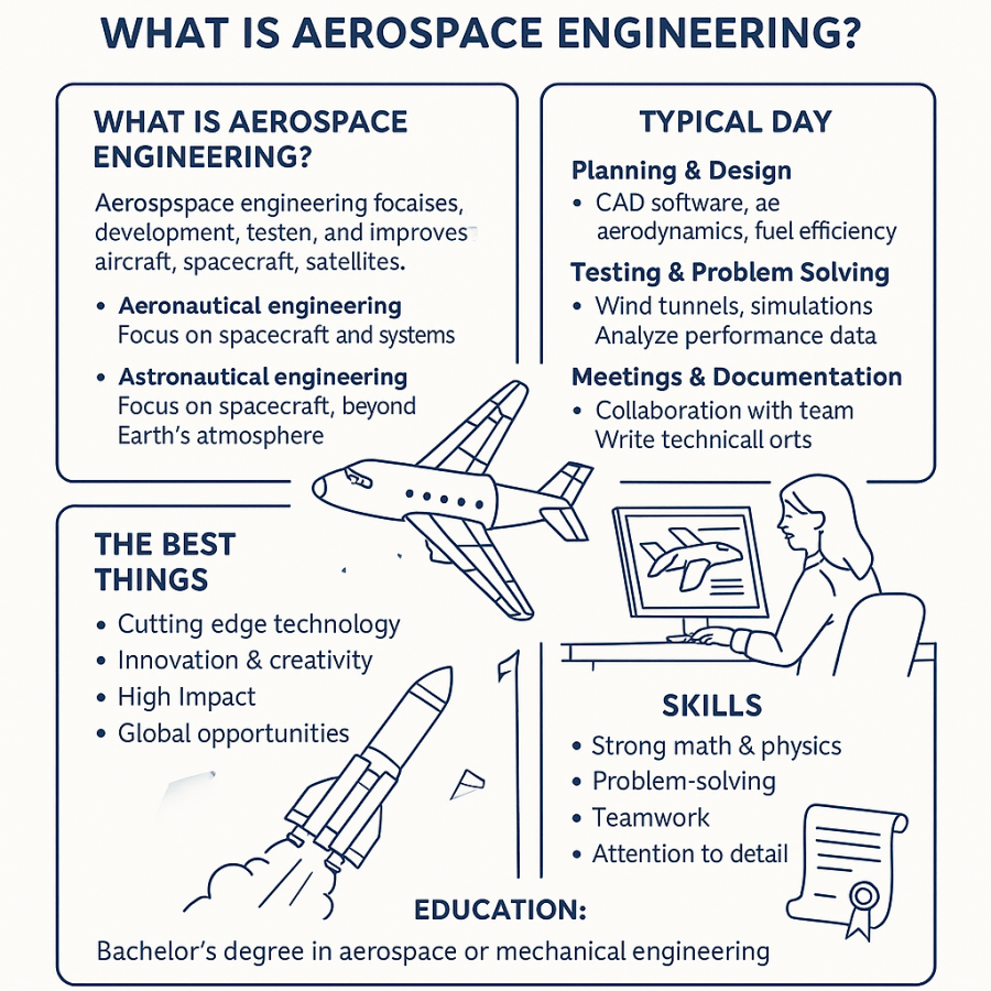 visual one-page revision sheet for aerospace engineering