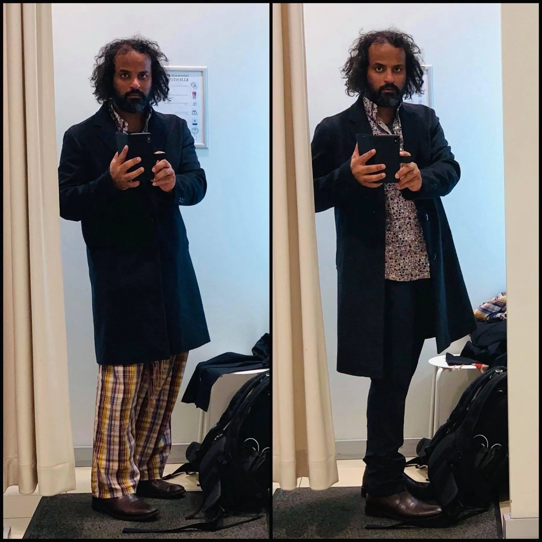 Documenting the difference that properly fitting trousers can make