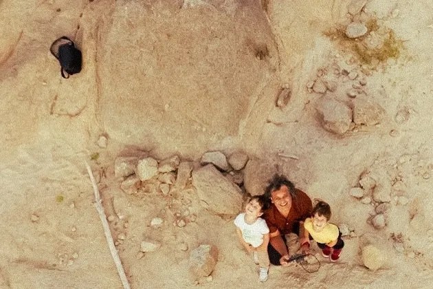 Drone selfie with the kids