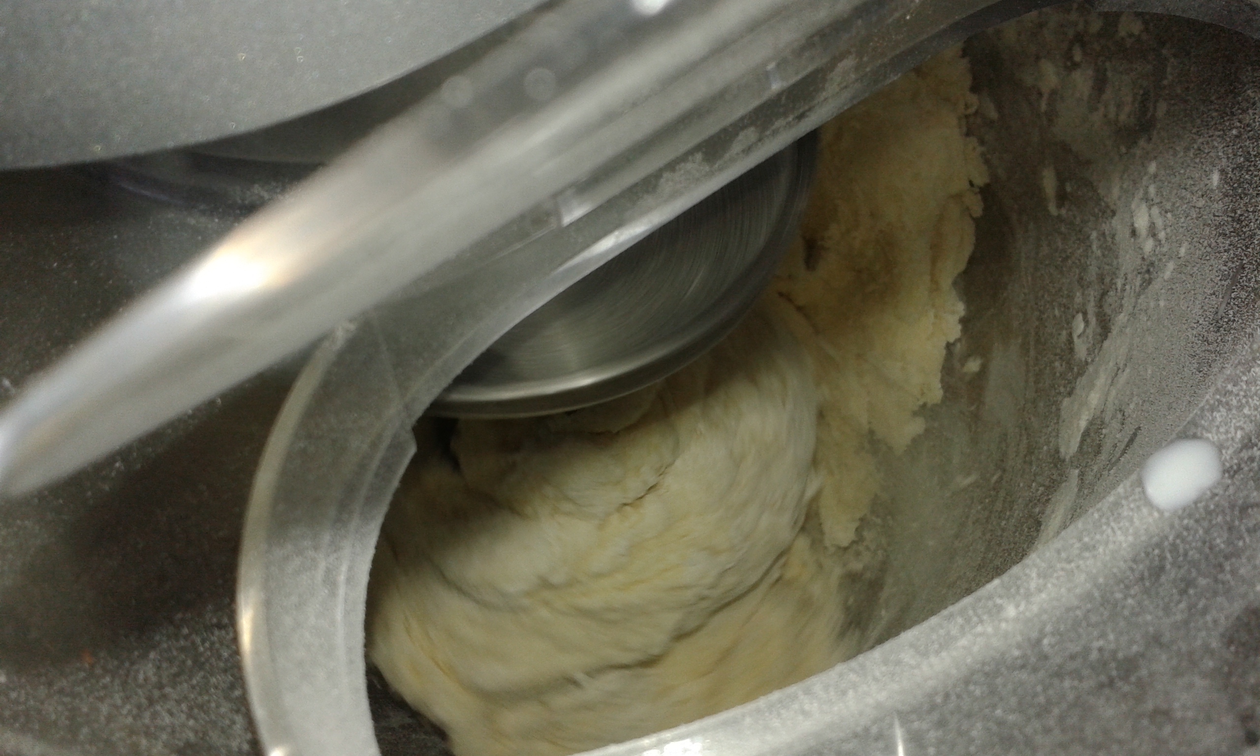 commencer à pétrir 1 min. Start kneading 1 min