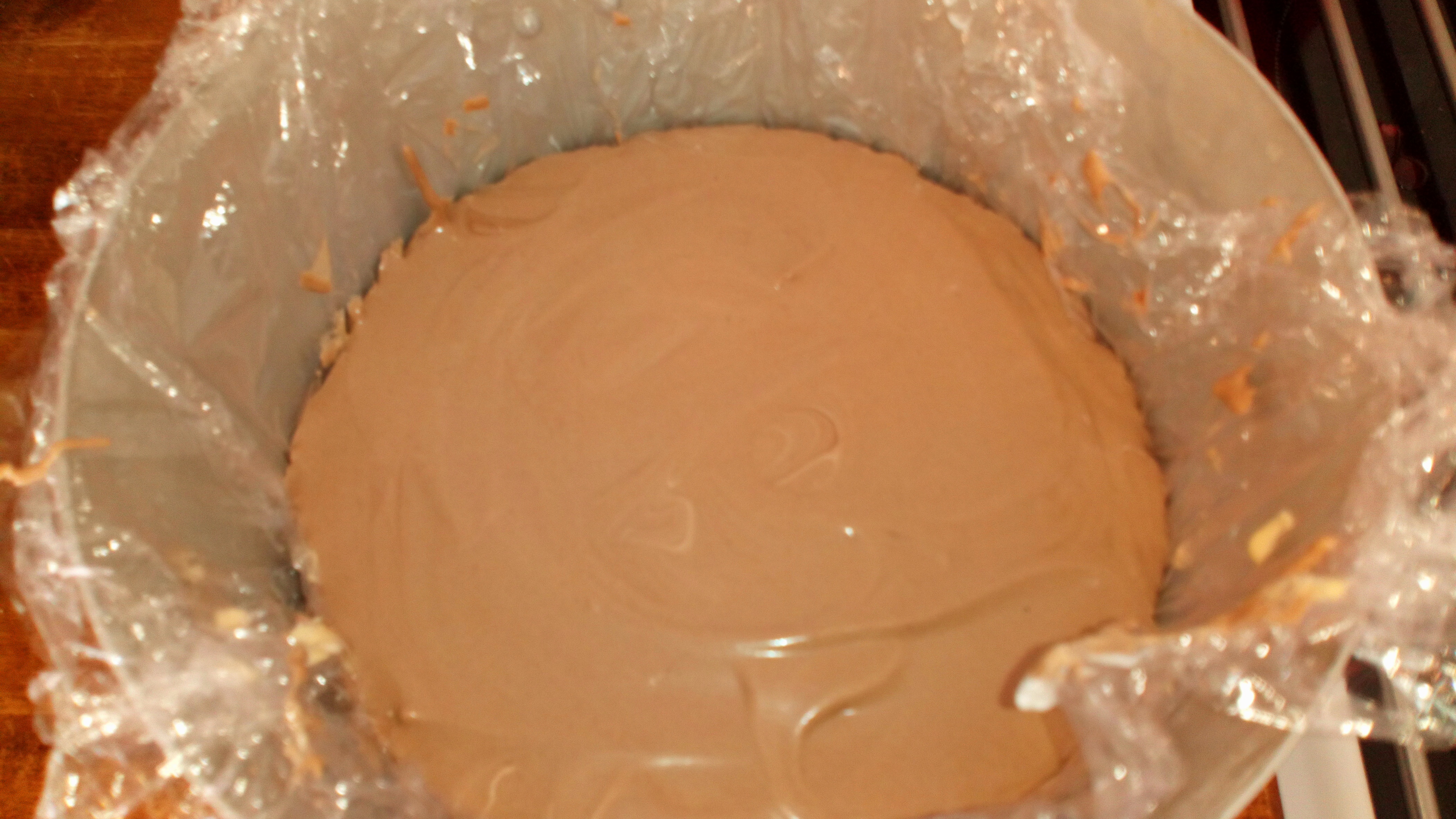 Et verser sur la couche café, mettre au frais 4 heures. And pour on he coffee cream, let in fridge 4 hours.