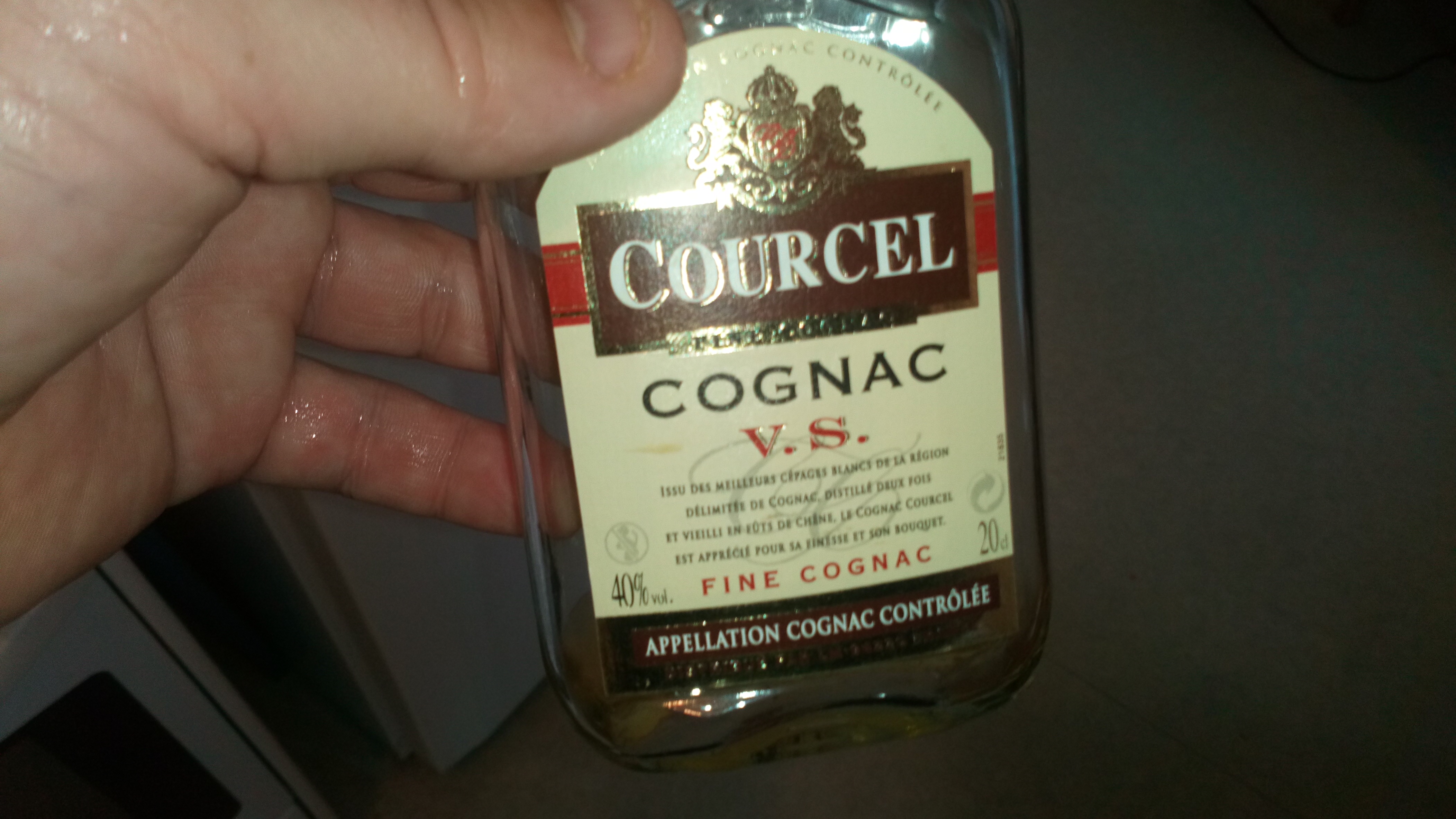 Ajouter le cognac Add Cognac,