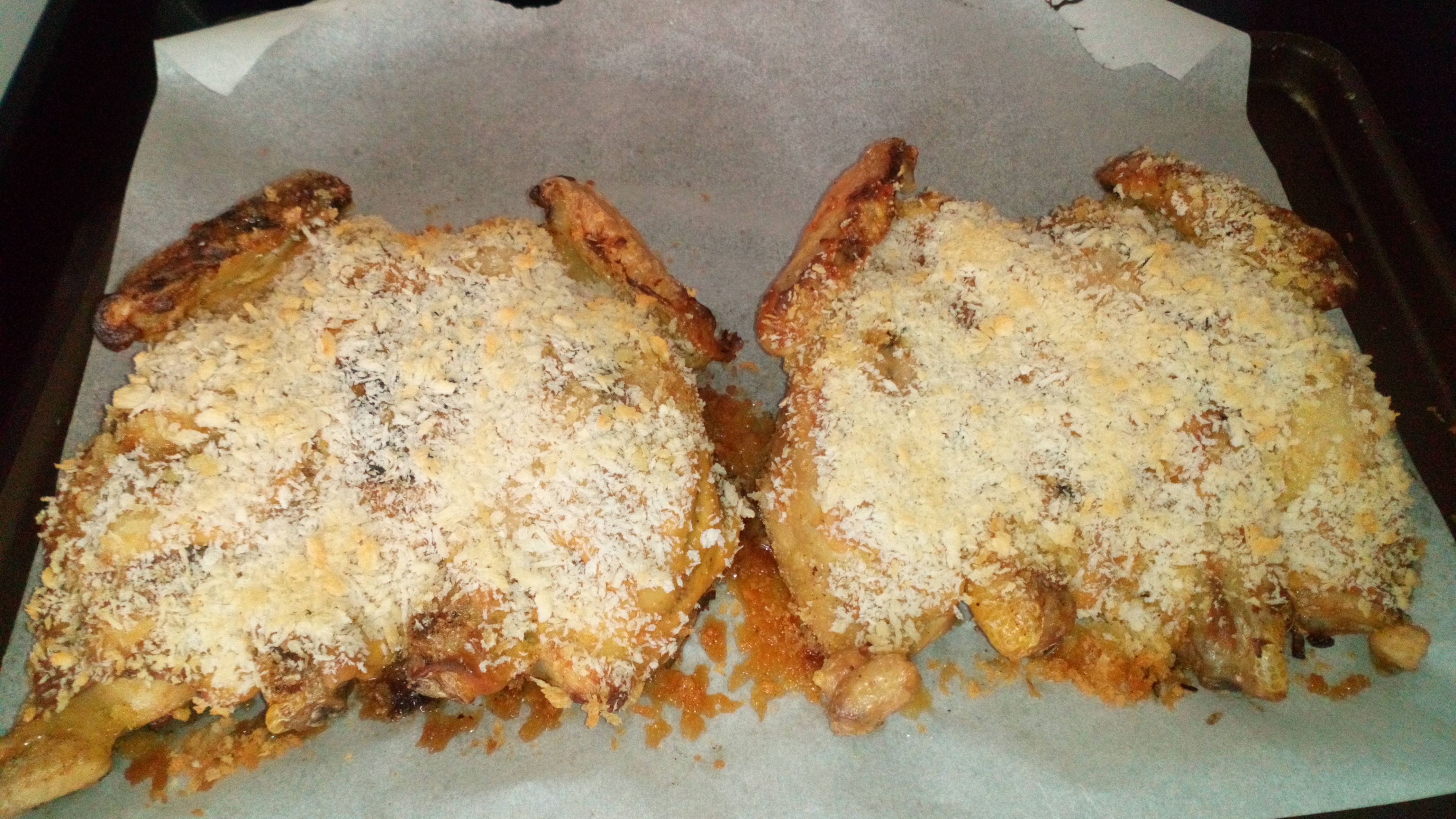 Pendant ce temps, préparer une garniture de votre choix, et une sauce , comme la marchand de vin ou la diable dont la recette est sur le blog. While they finish cooking, you can prepare Evil or wine sauce and vegetables. You can find the recipe of sauce diable (evil sauce) on my blog.