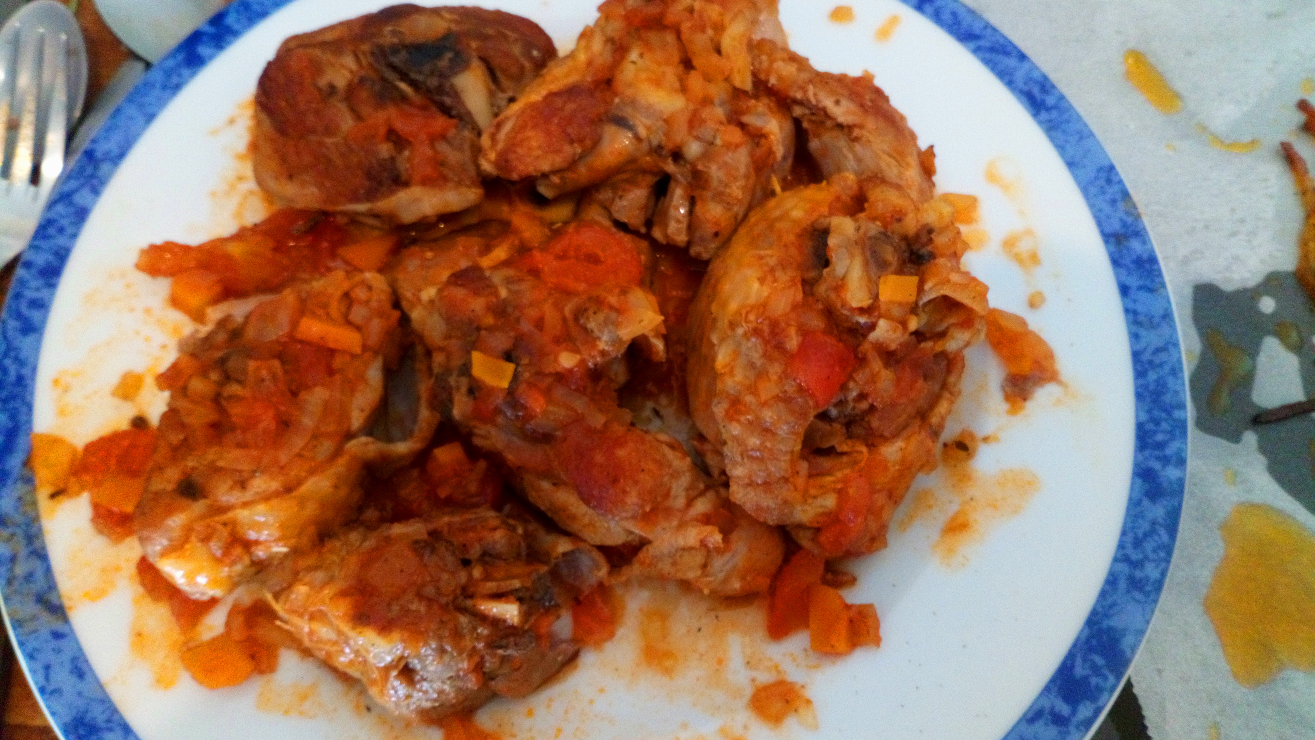 Les retirer de la sauce. Take off them on plate