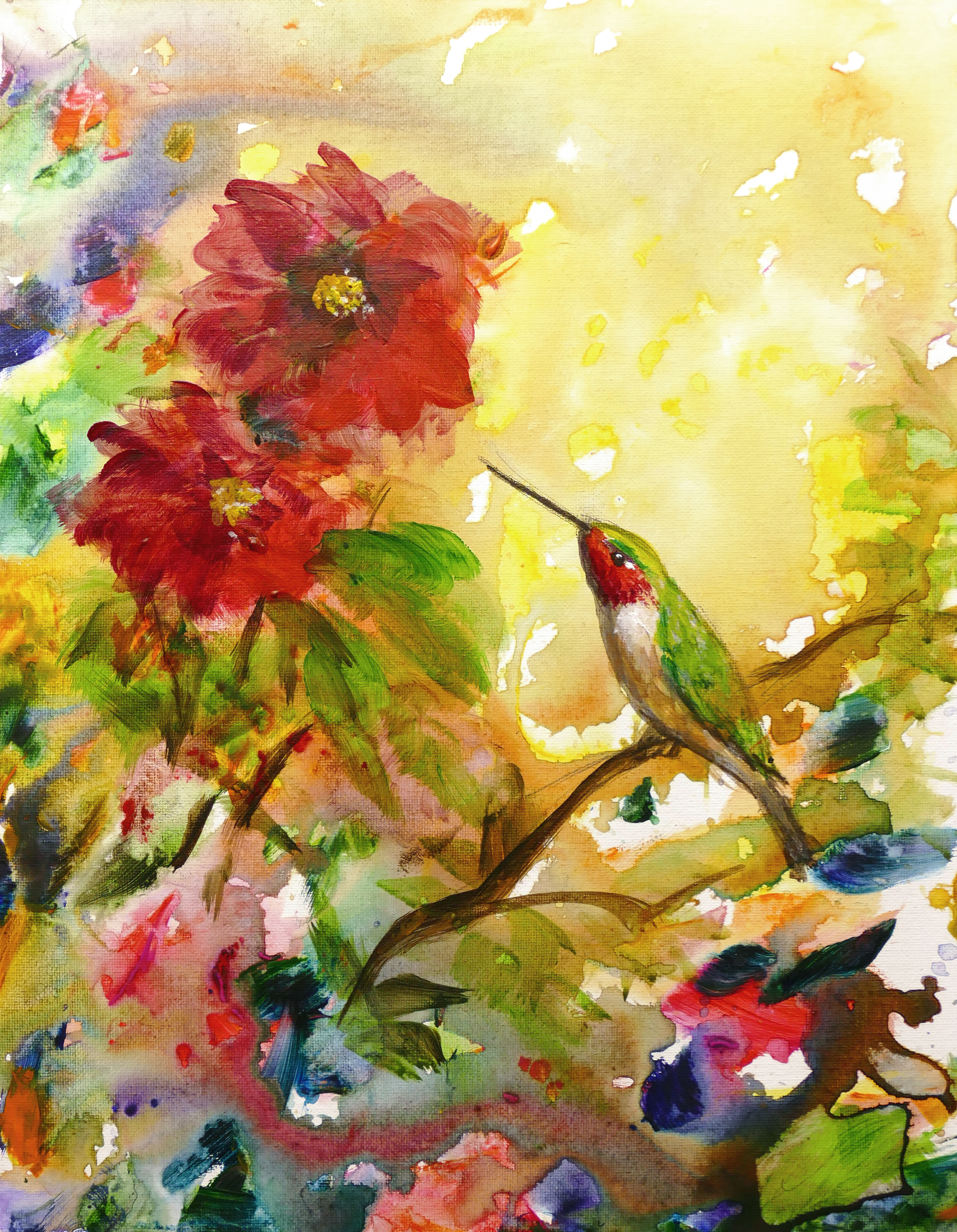 August 29, 2026 - Hummingbird in Acrylic Paint with Paul Vincenti