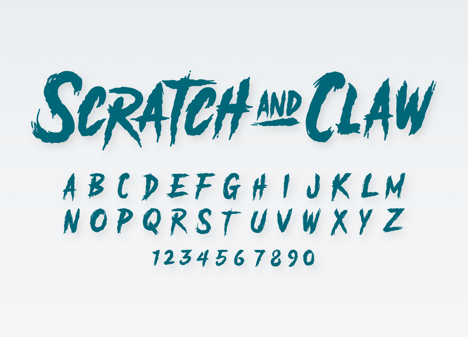 Jaguars Scratch and Claw typeface