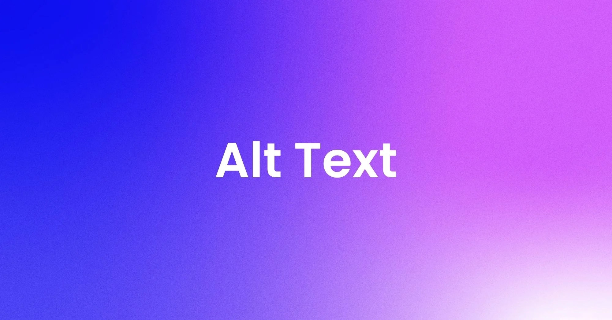 Alt Text