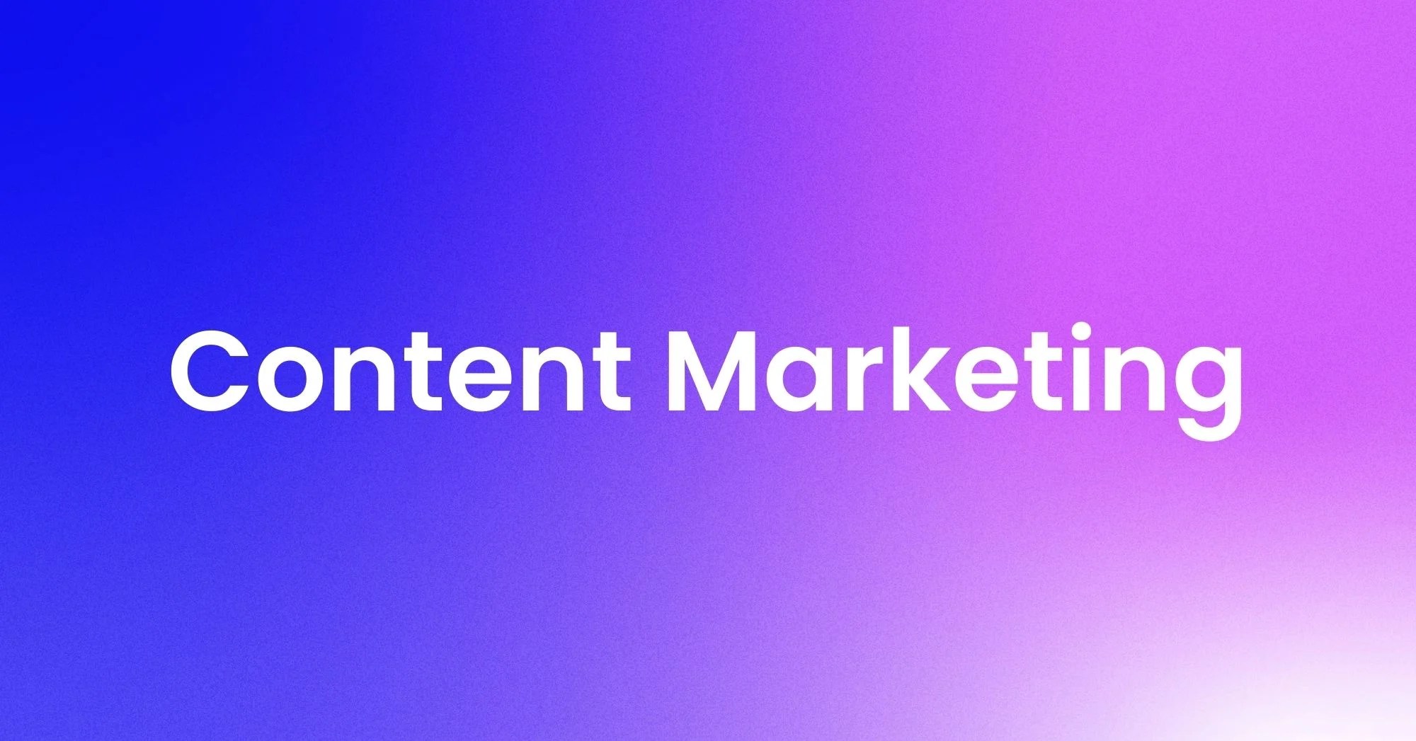 What is content marketing?