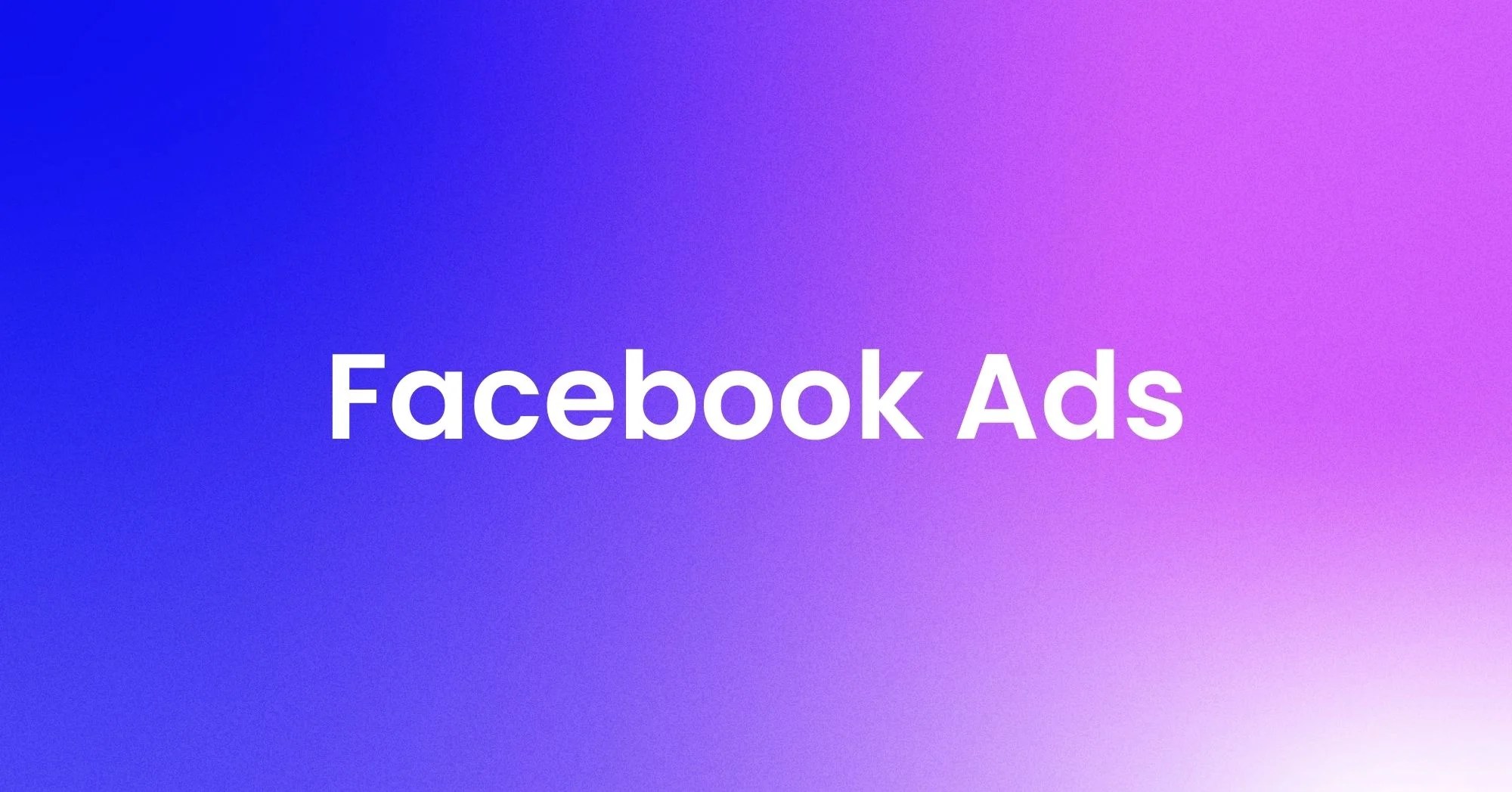 What are Facebook ads?