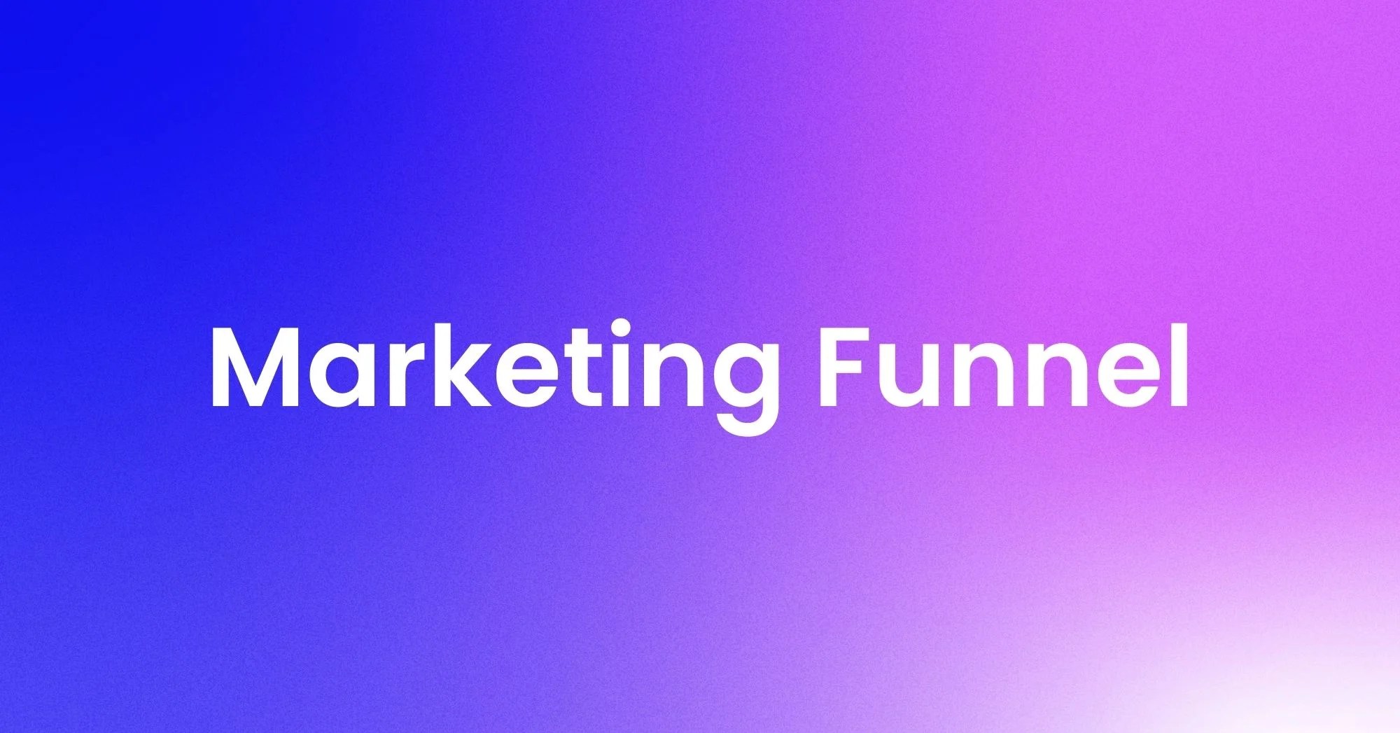 What is a marketing funnel?