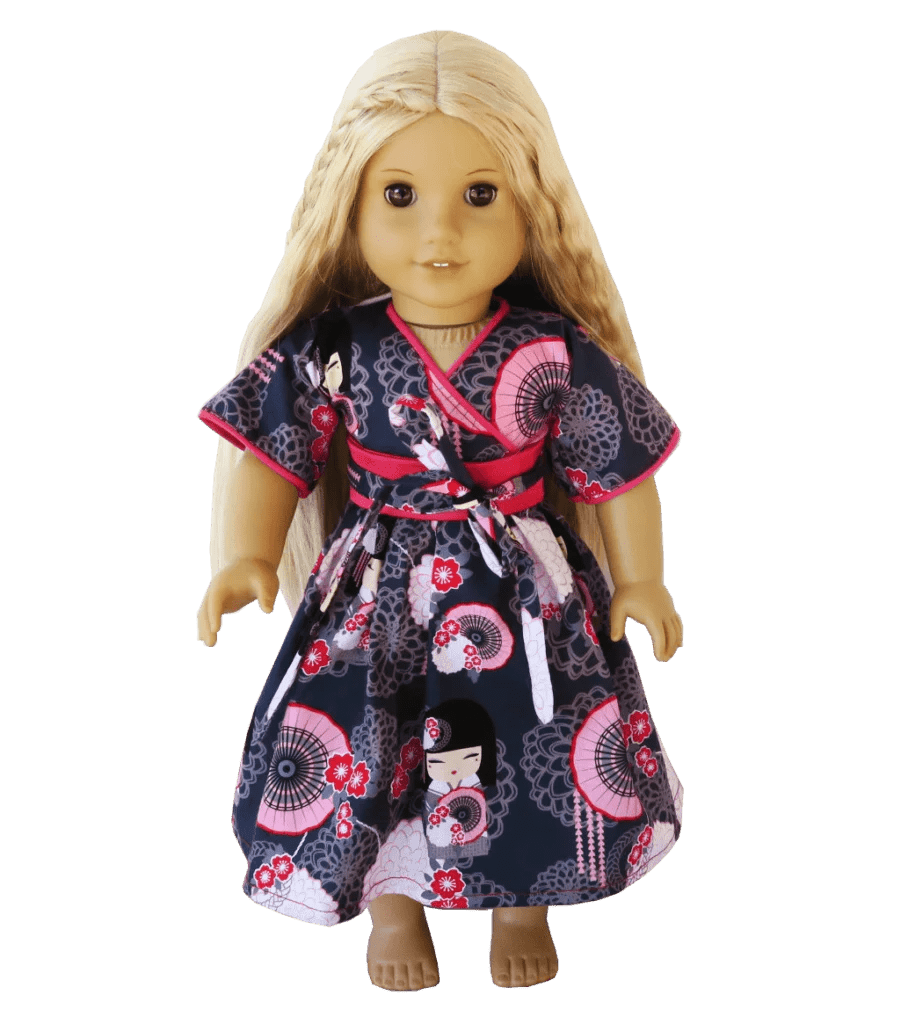Kimono Dress For 18 Dolls Amelie American Girl Our Generation Etc