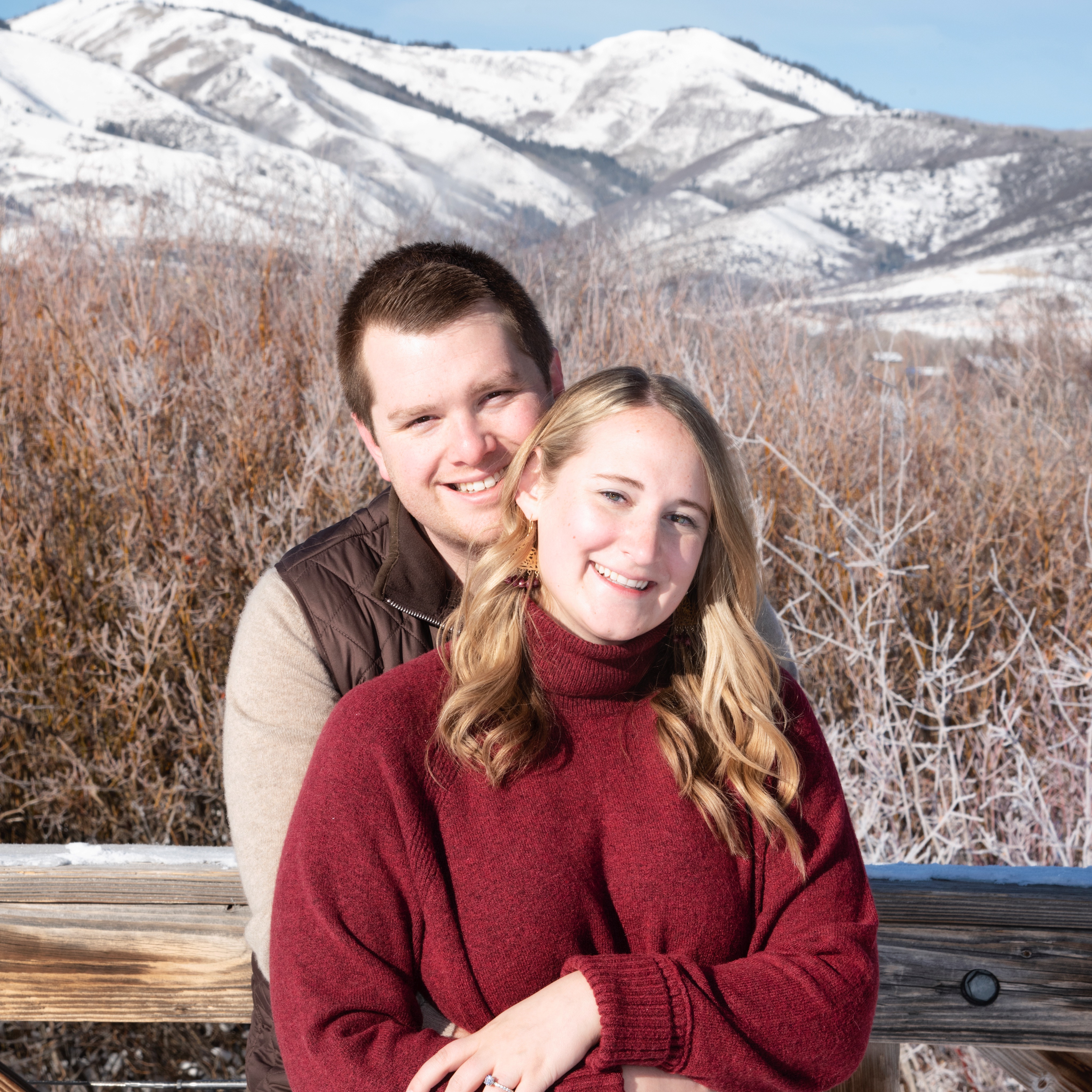 One of our amazing engagement photos