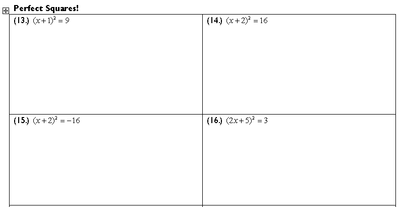 How to solve quadratic equations by completing the square formula. Completing The Square Continuous Everywhere But Differentiable Nowhere