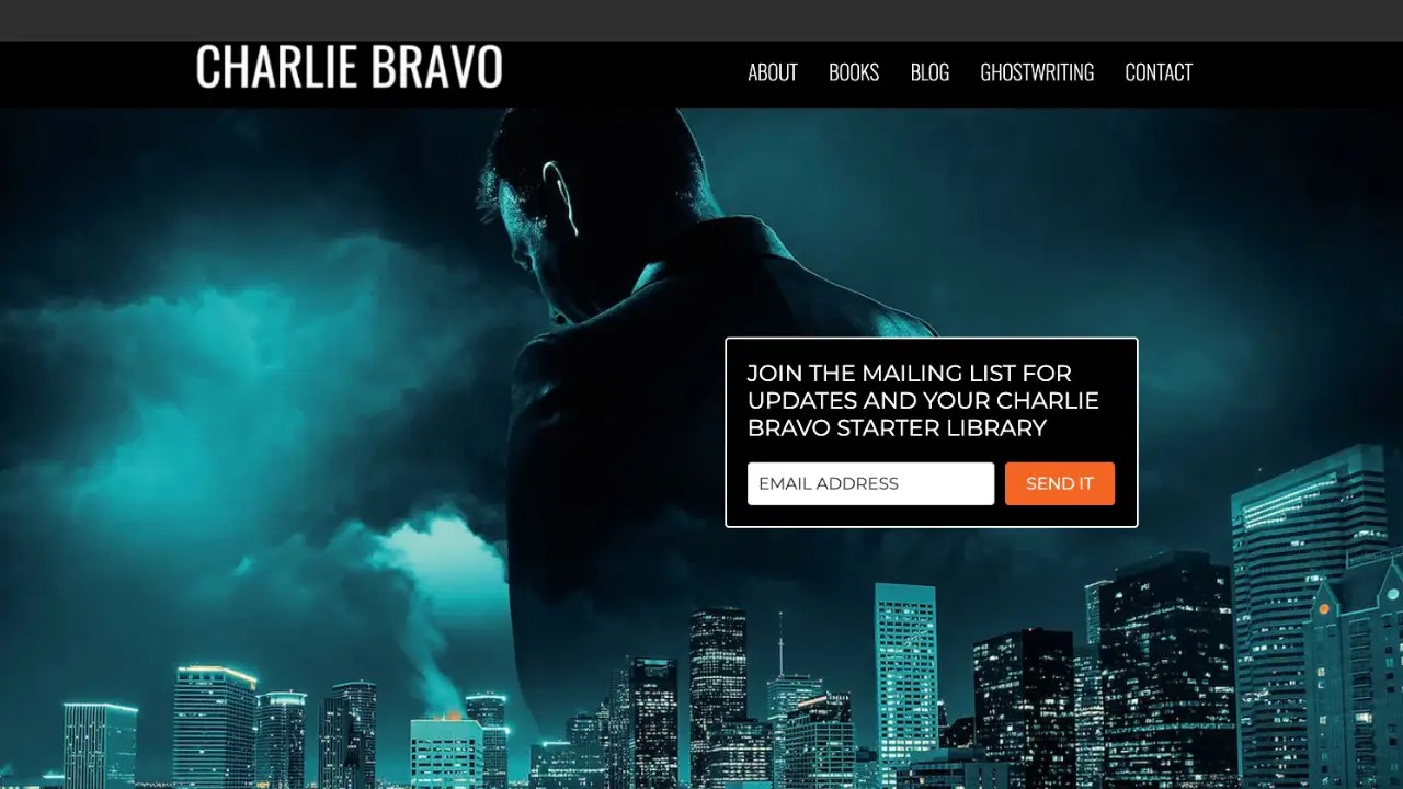 Sam Leary's Author Site Project Home Page