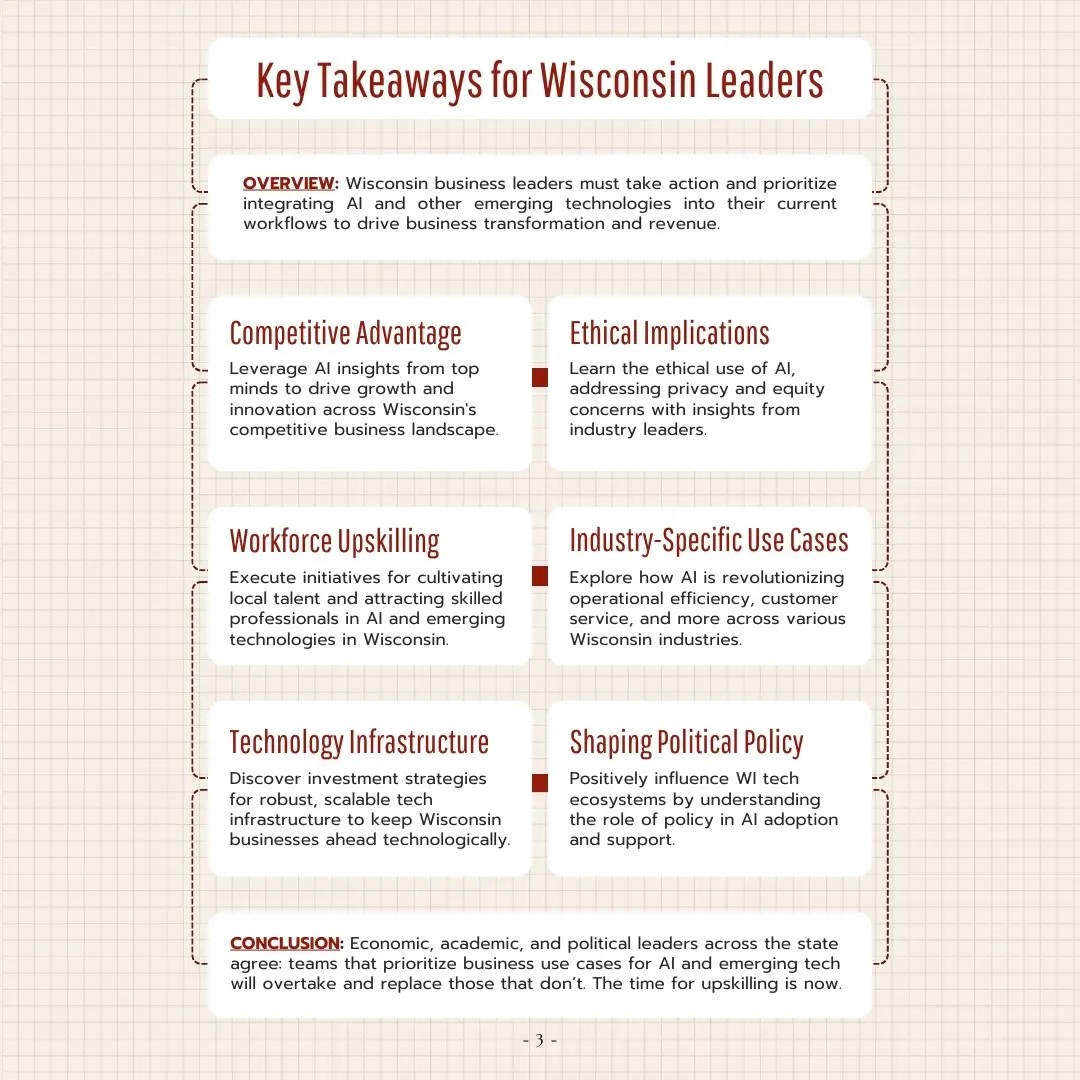 Key Takeaways for Wisconsin Leaders