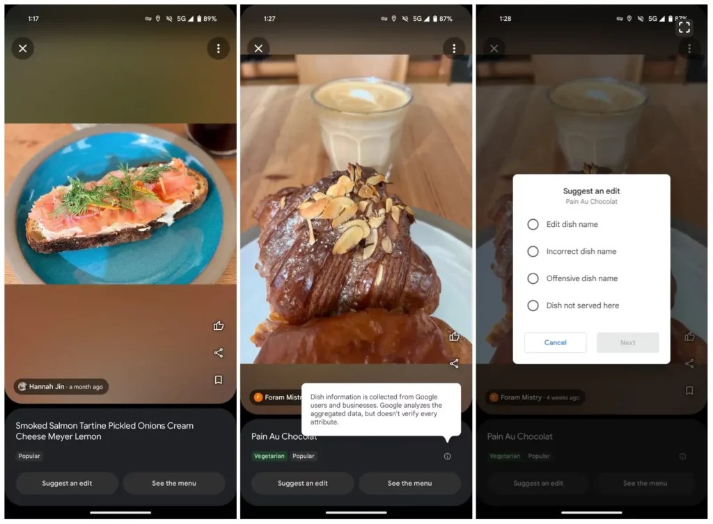 Google Maps Adds Food Feature To Help Users Decide What Suggestion.